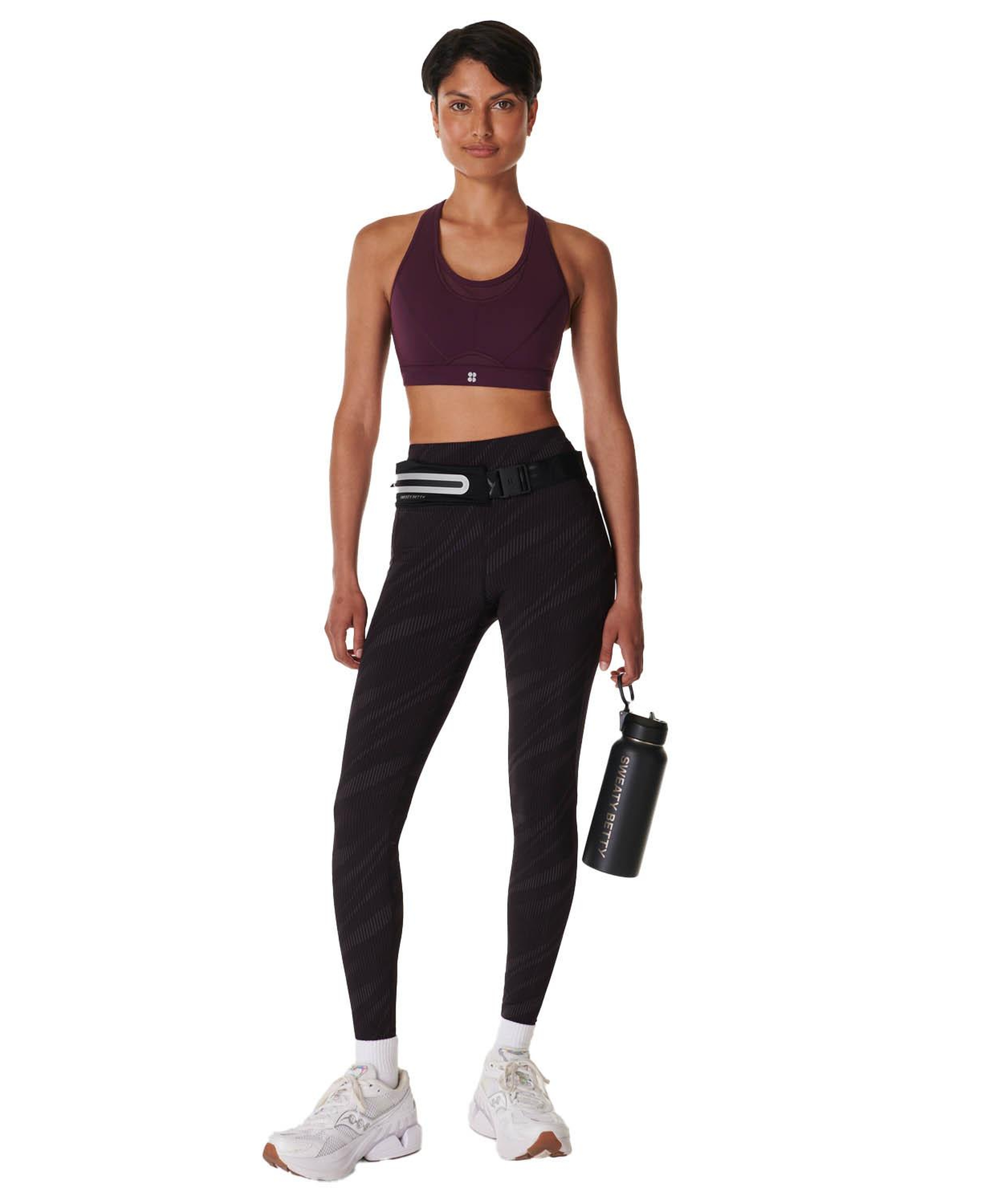 Sweaty Betty Power Icon Running Kadın Mor Koşu Bra