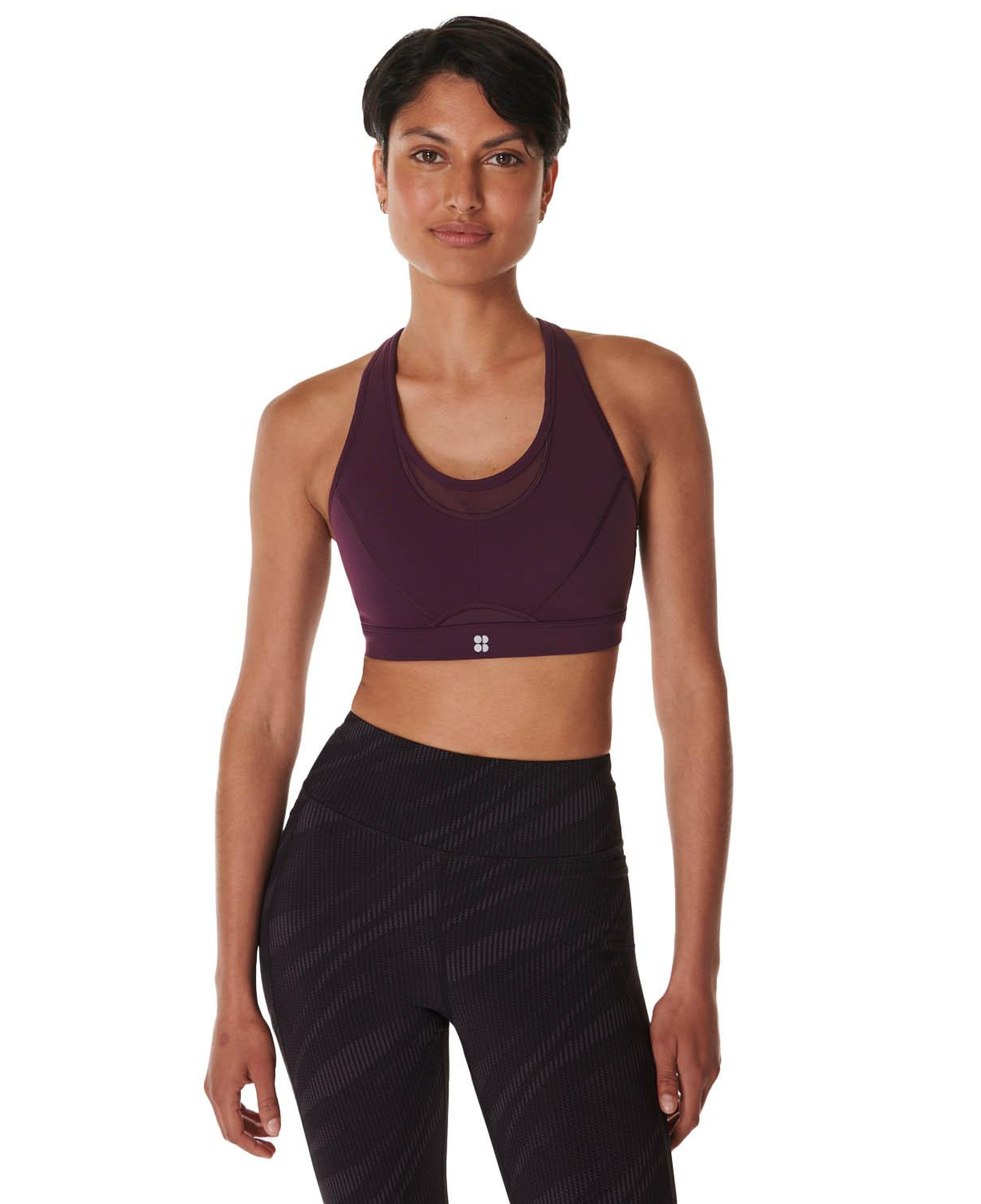 Sweaty Betty Power Icon Running Kadın Mor Koşu Bra