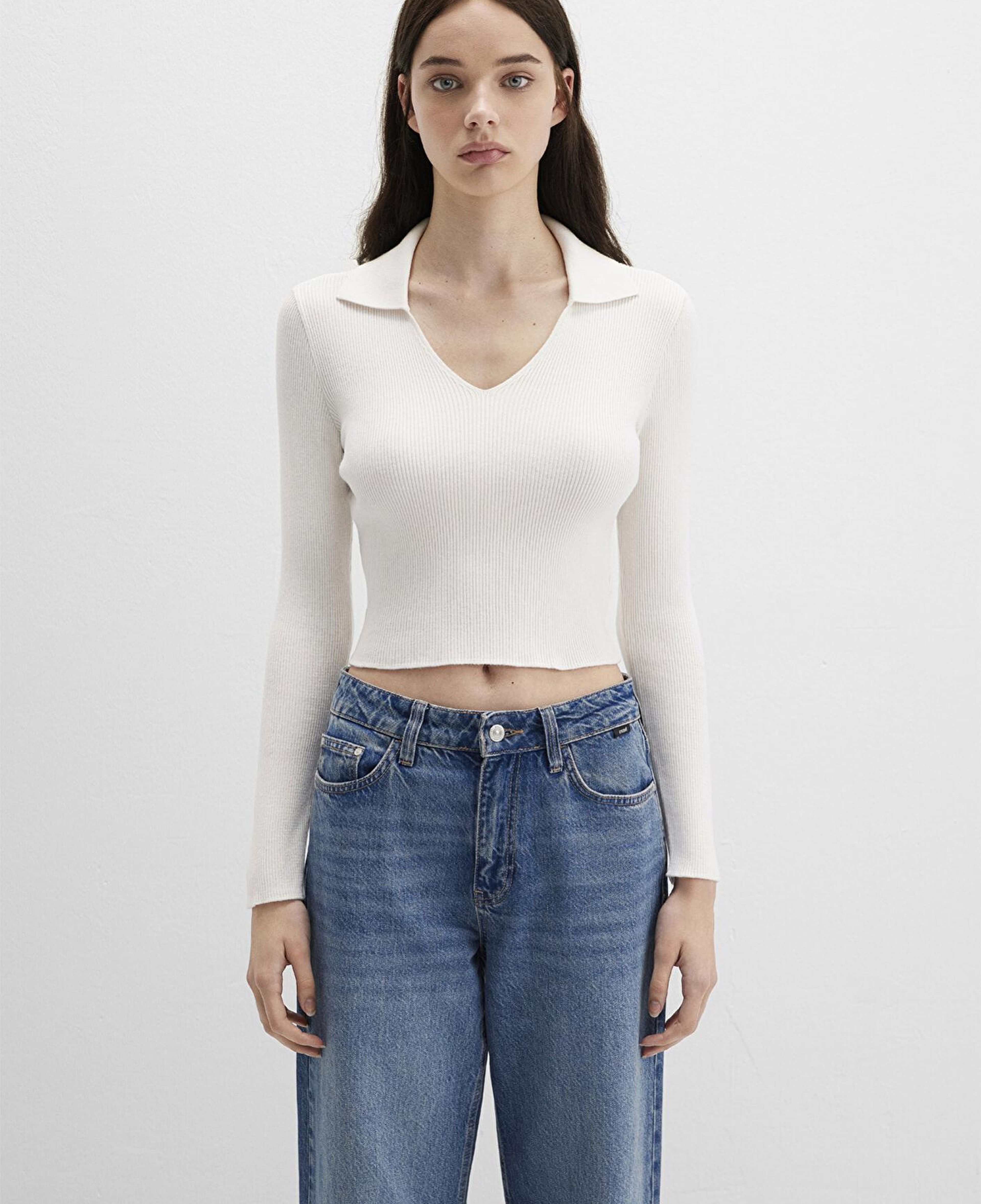 Mavi Ekru Triko Polo 1710802-70057