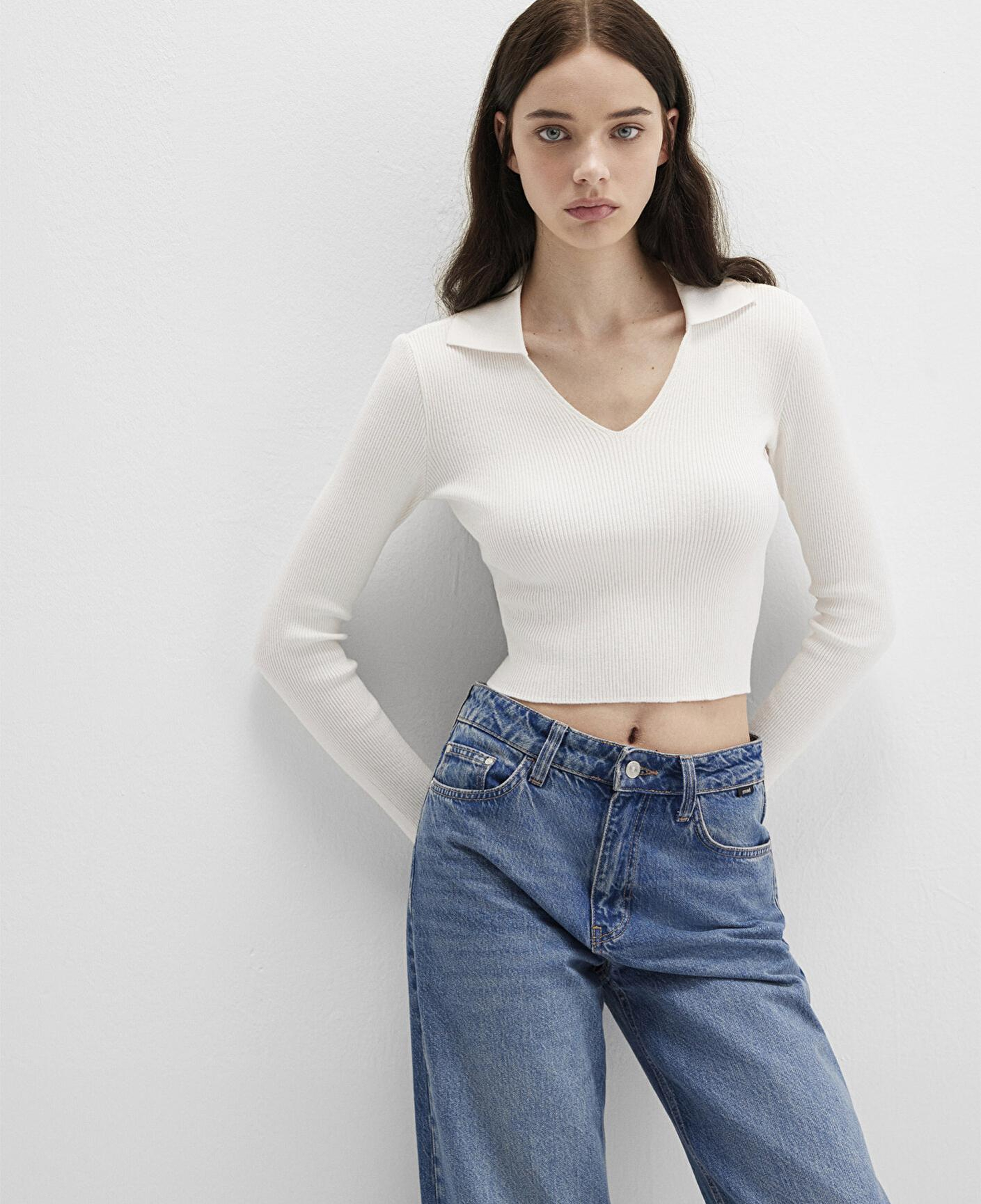 Mavi Ekru Triko Polo 1710802-70057