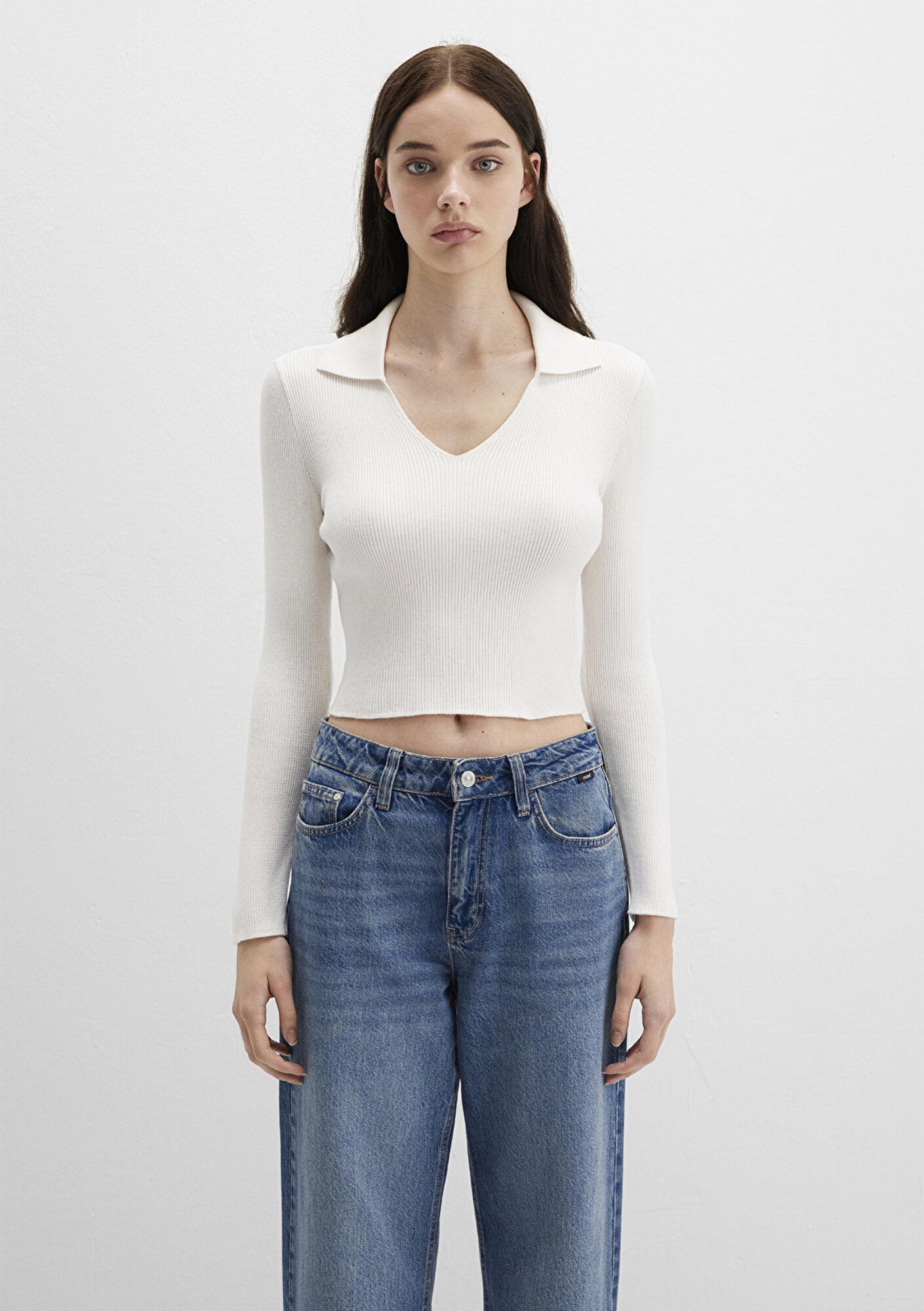 Mavi Ekru Triko Polo 1710802-70057