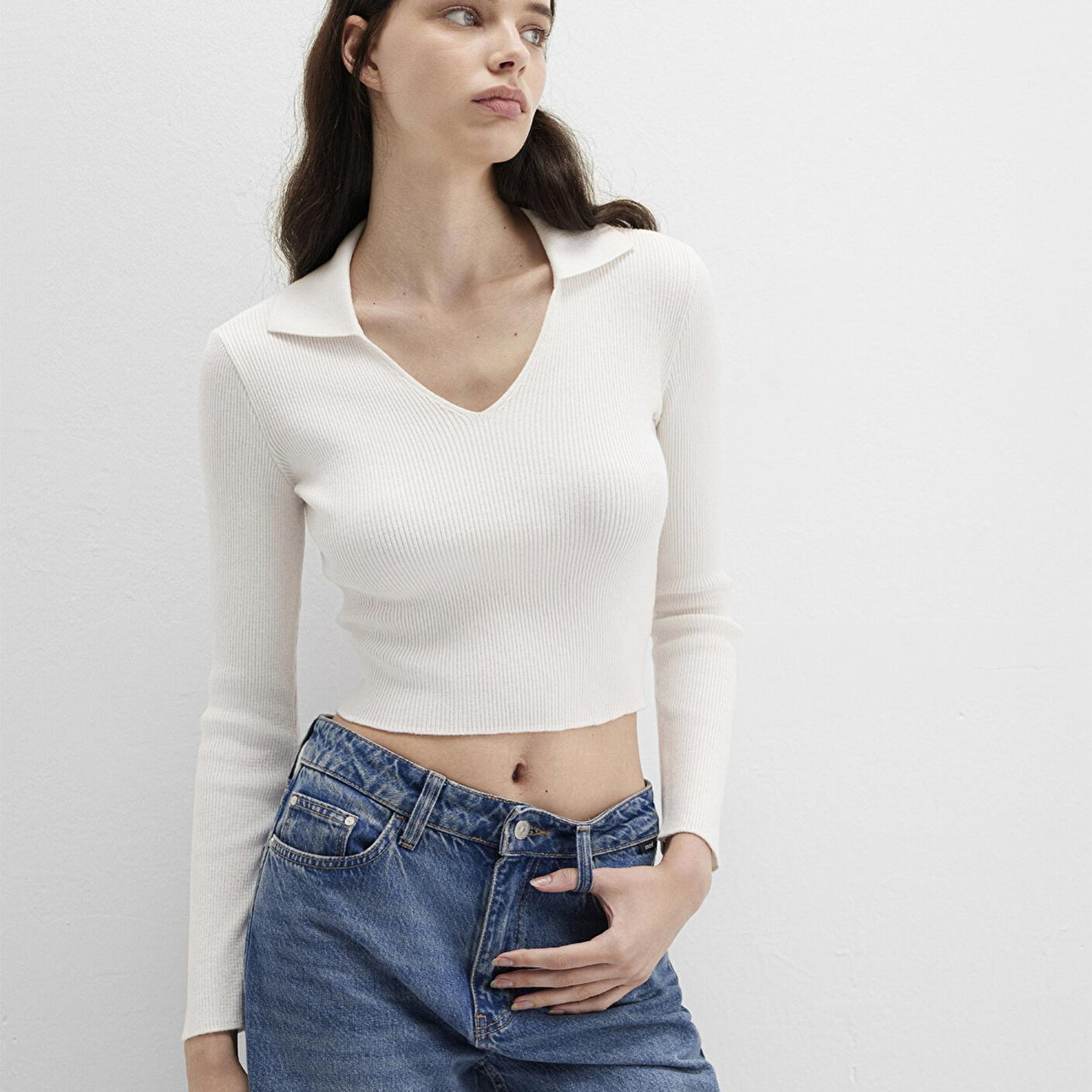 Mavi Ekru Triko Polo 1710802-70057