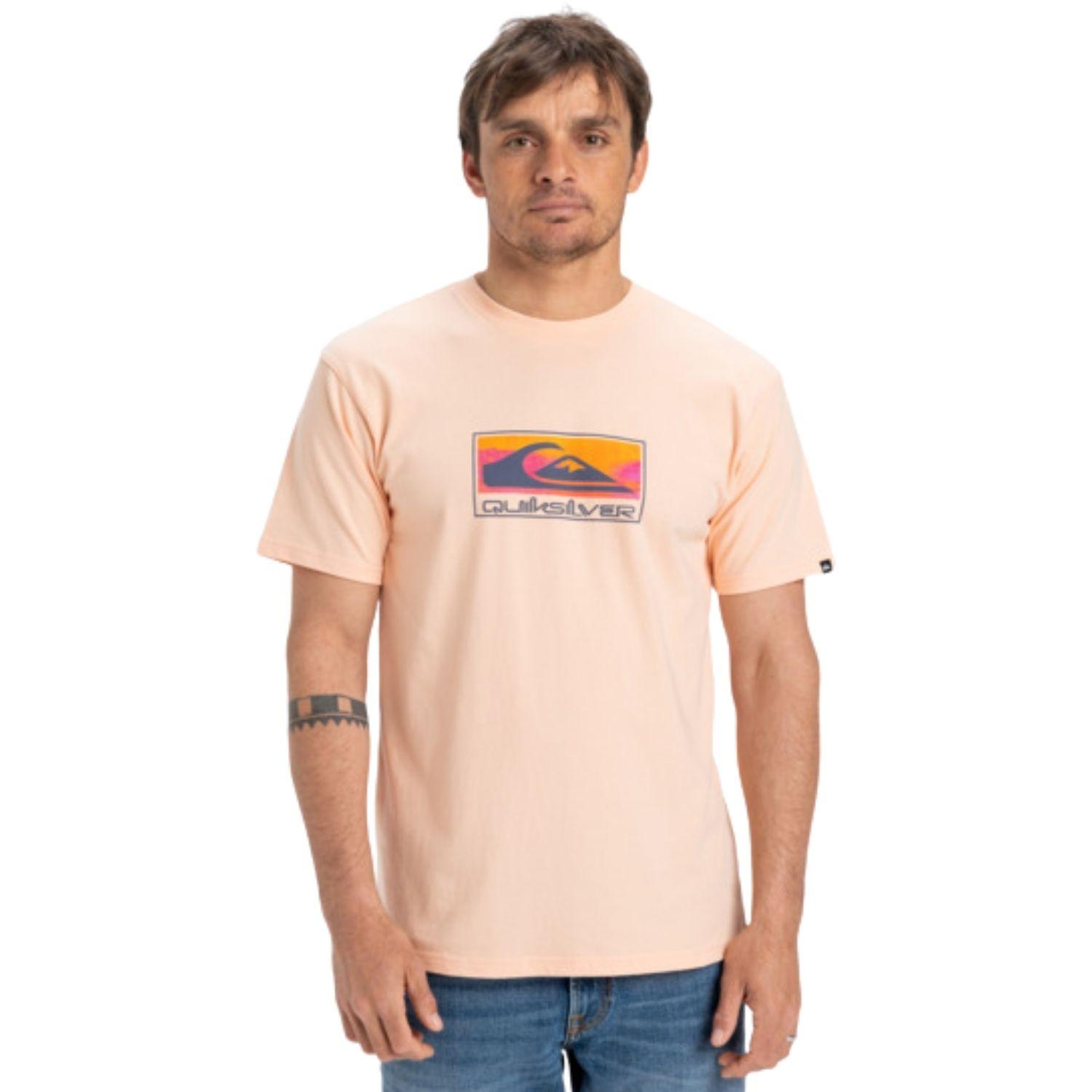 Quiksilver Ev Gradient Box Erkek Tişört