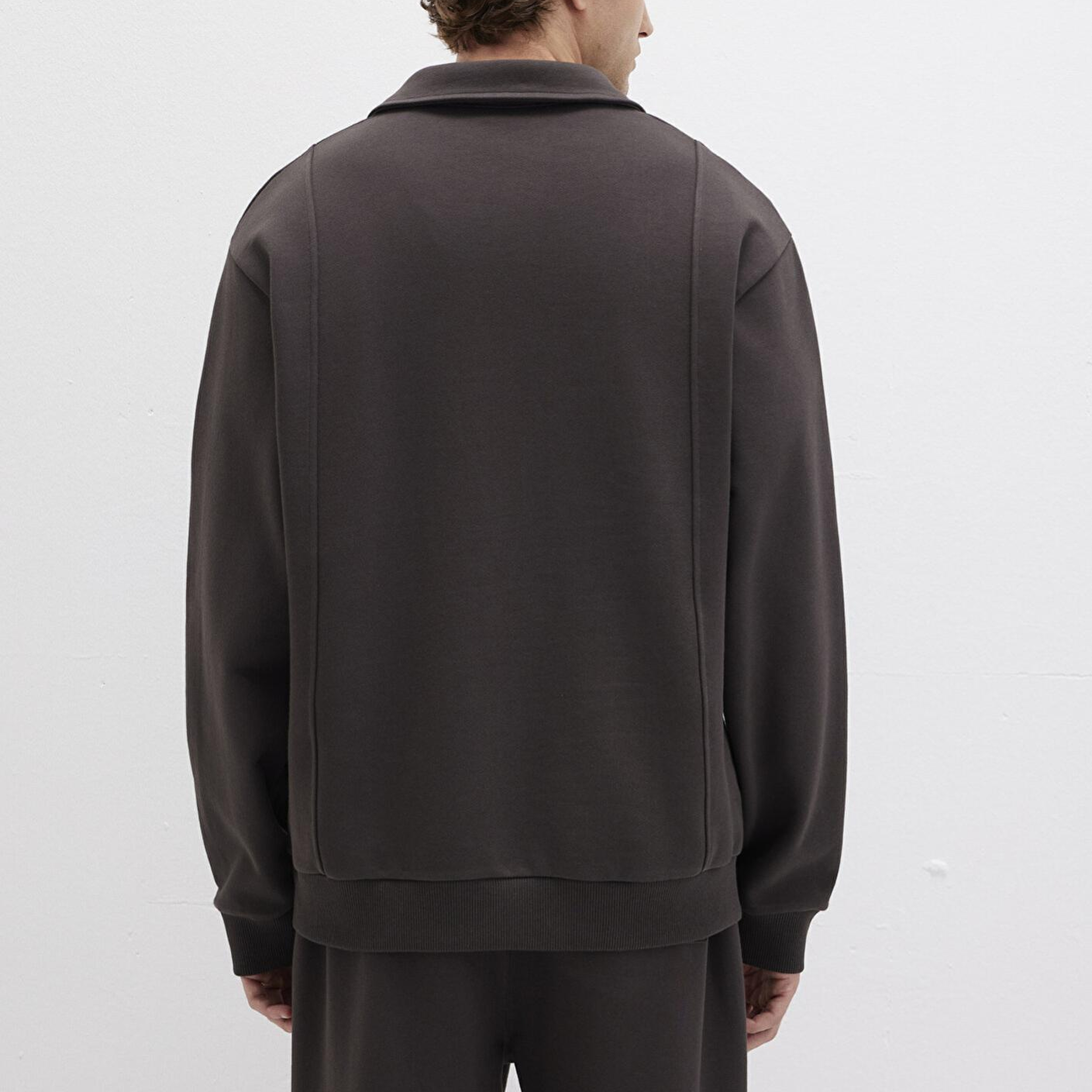 Mavi Polo Yaka Kahverengi Sweatshirt 0S10479-70219