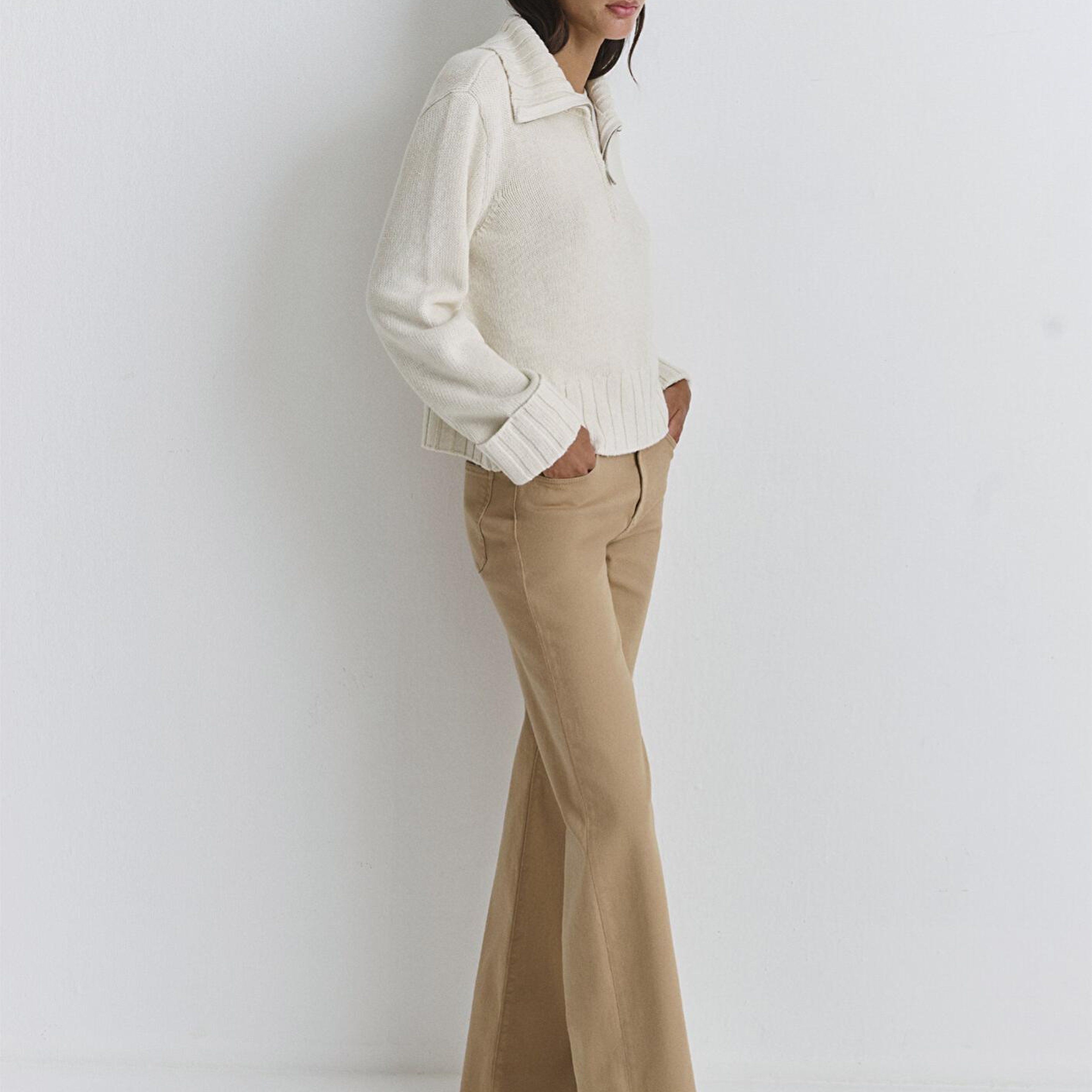 Mavi Malibu Bej Gabardin Pantolon 1010152-91198