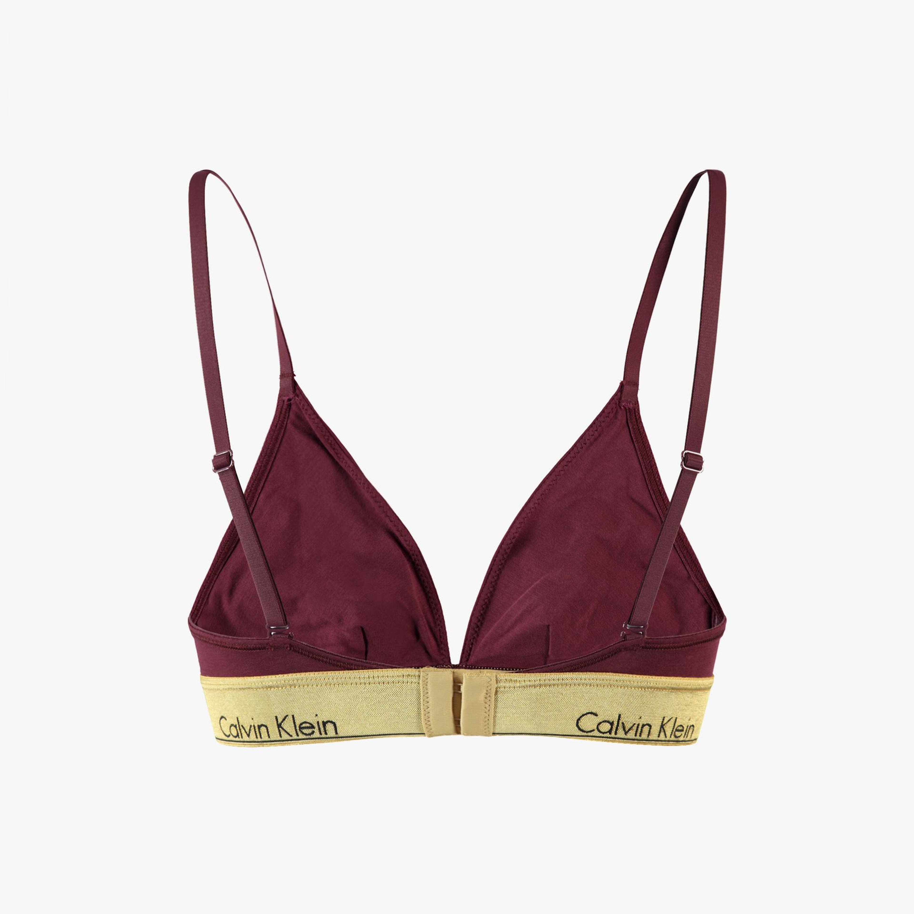 Calvin Klein Unlined Triangle Kadın Kırmızı Bra