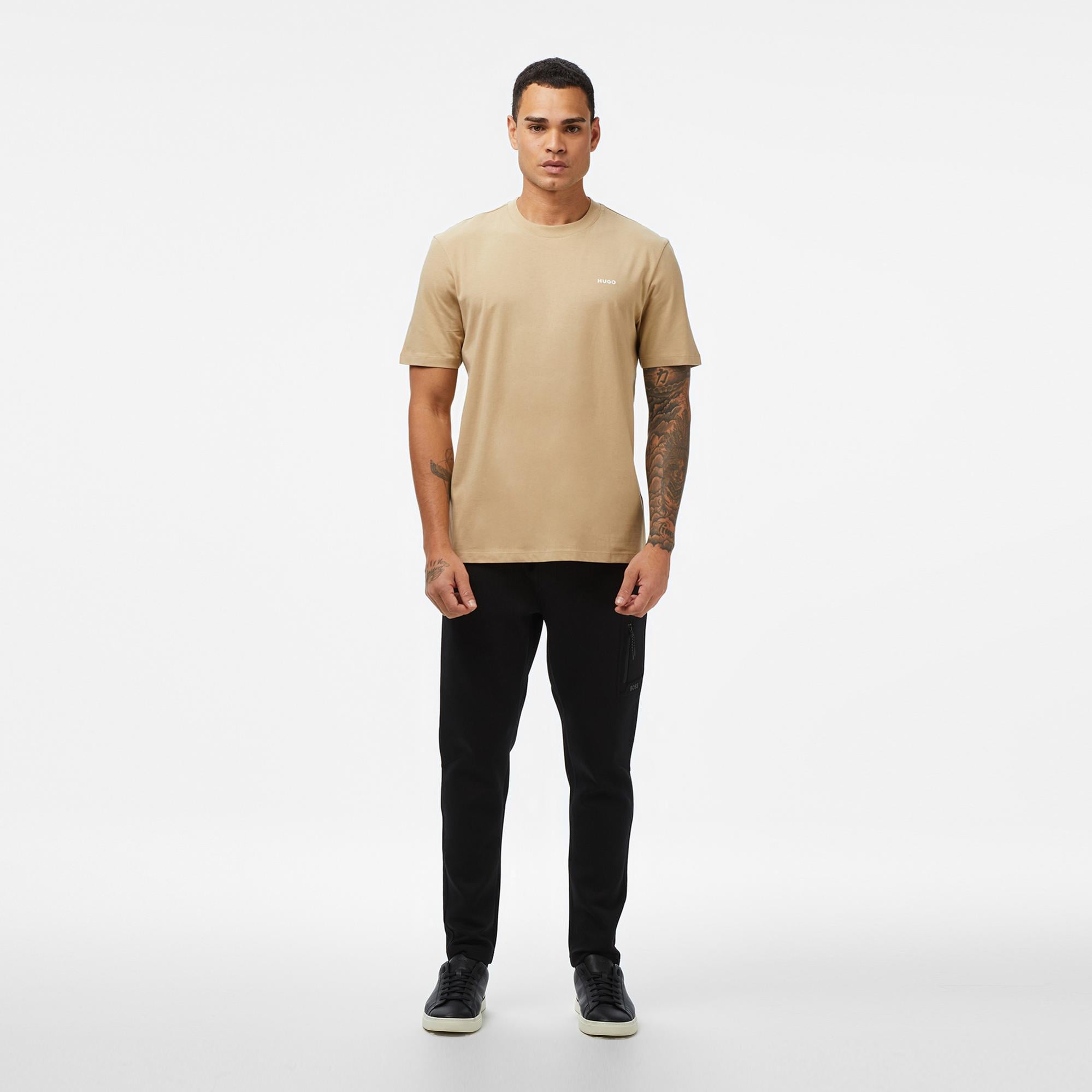 Hugo Dero 222 Erkek Bej T-Shirt