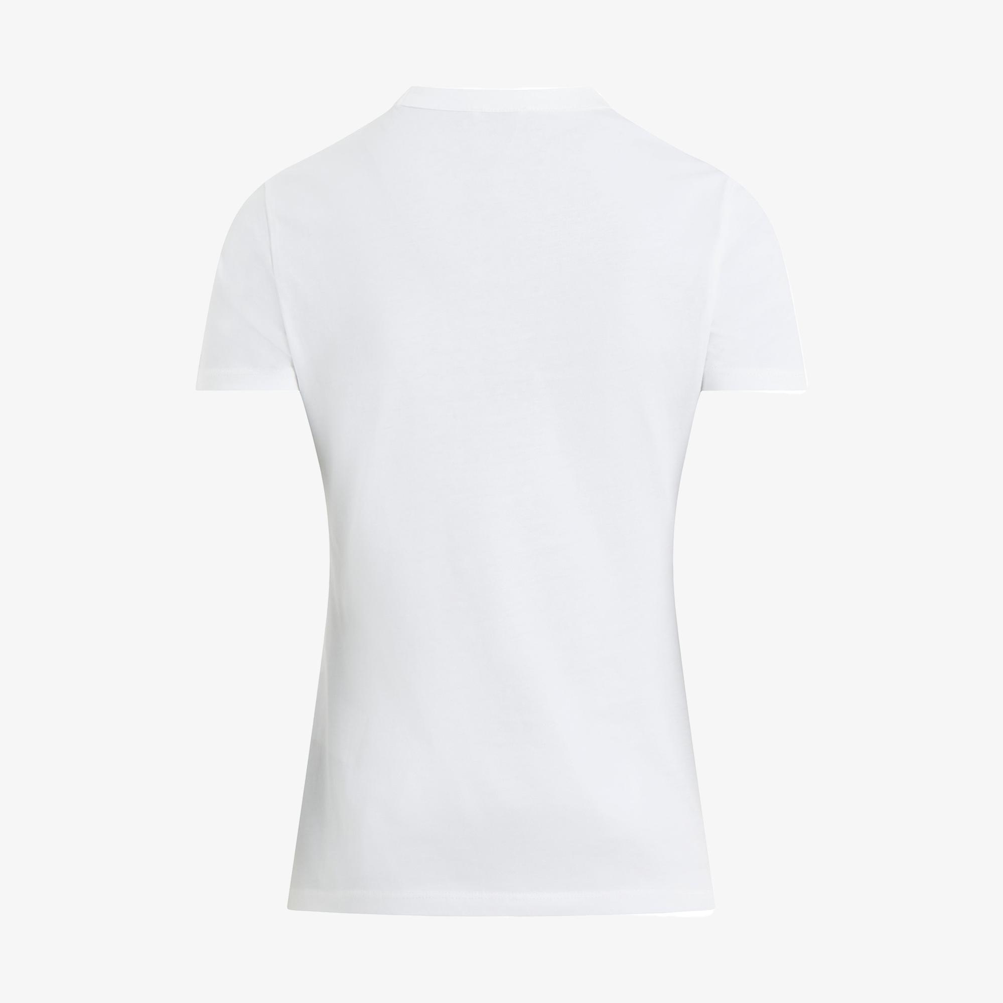 Calvin Klein Graphic Slim Kadın Beyaz T-Shirt