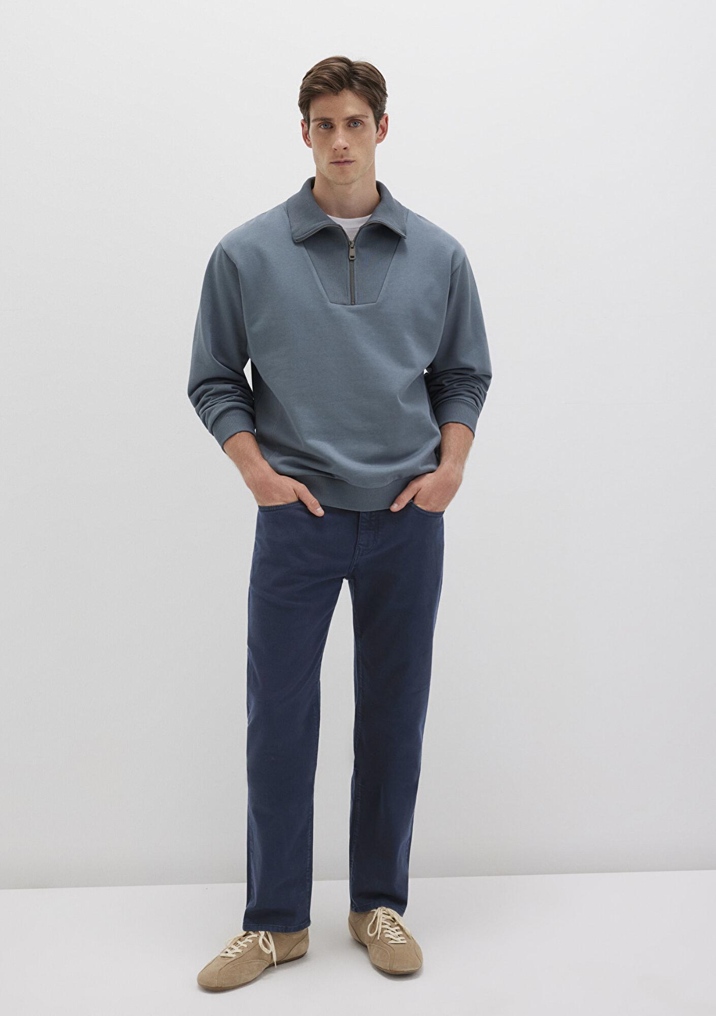 Mavi Lisbon Koyu Lacivert Denim Gabardin Pantolon 0010039-90682