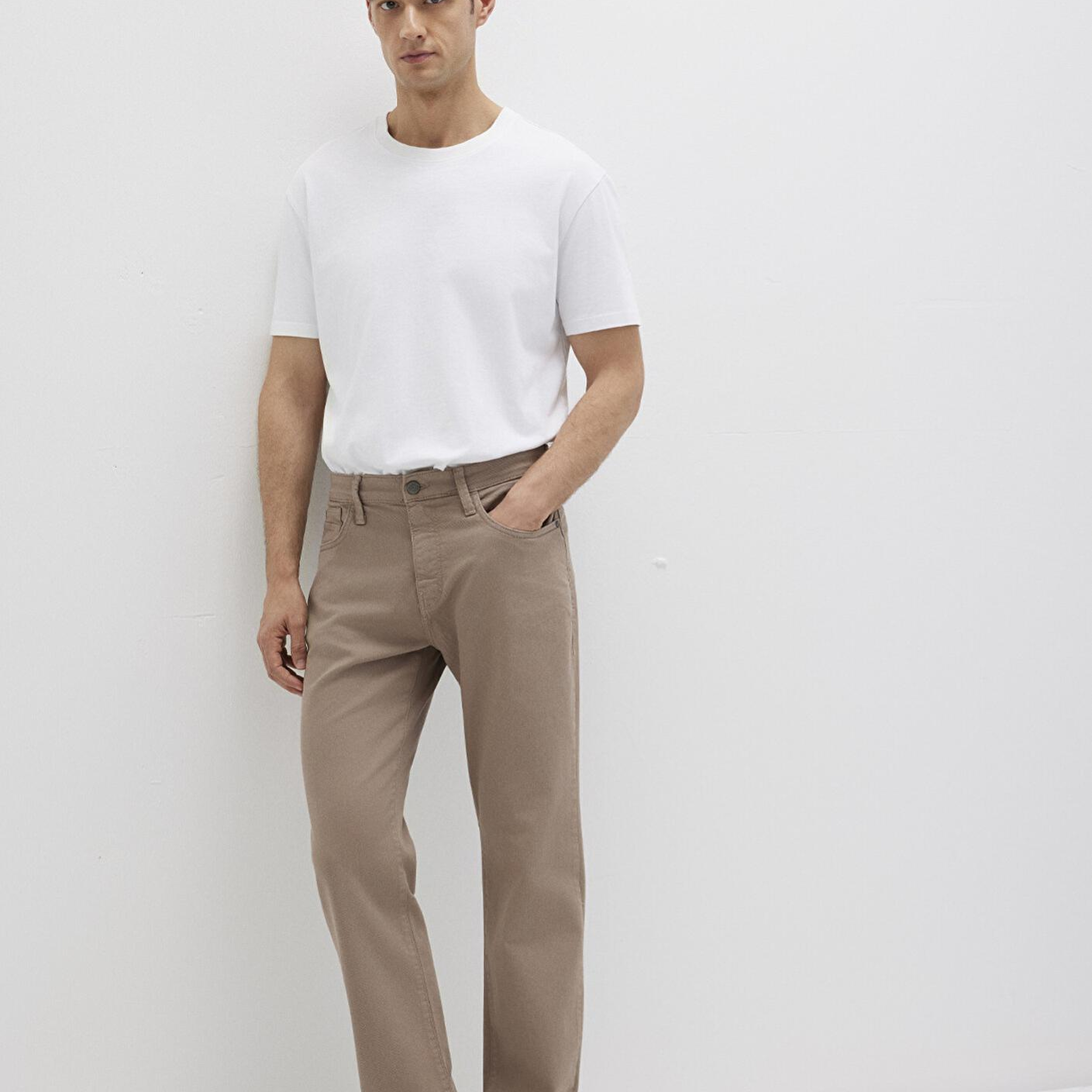 Mavi Lisbon Bej Denim Gabardin Pantolon 0010039-90681