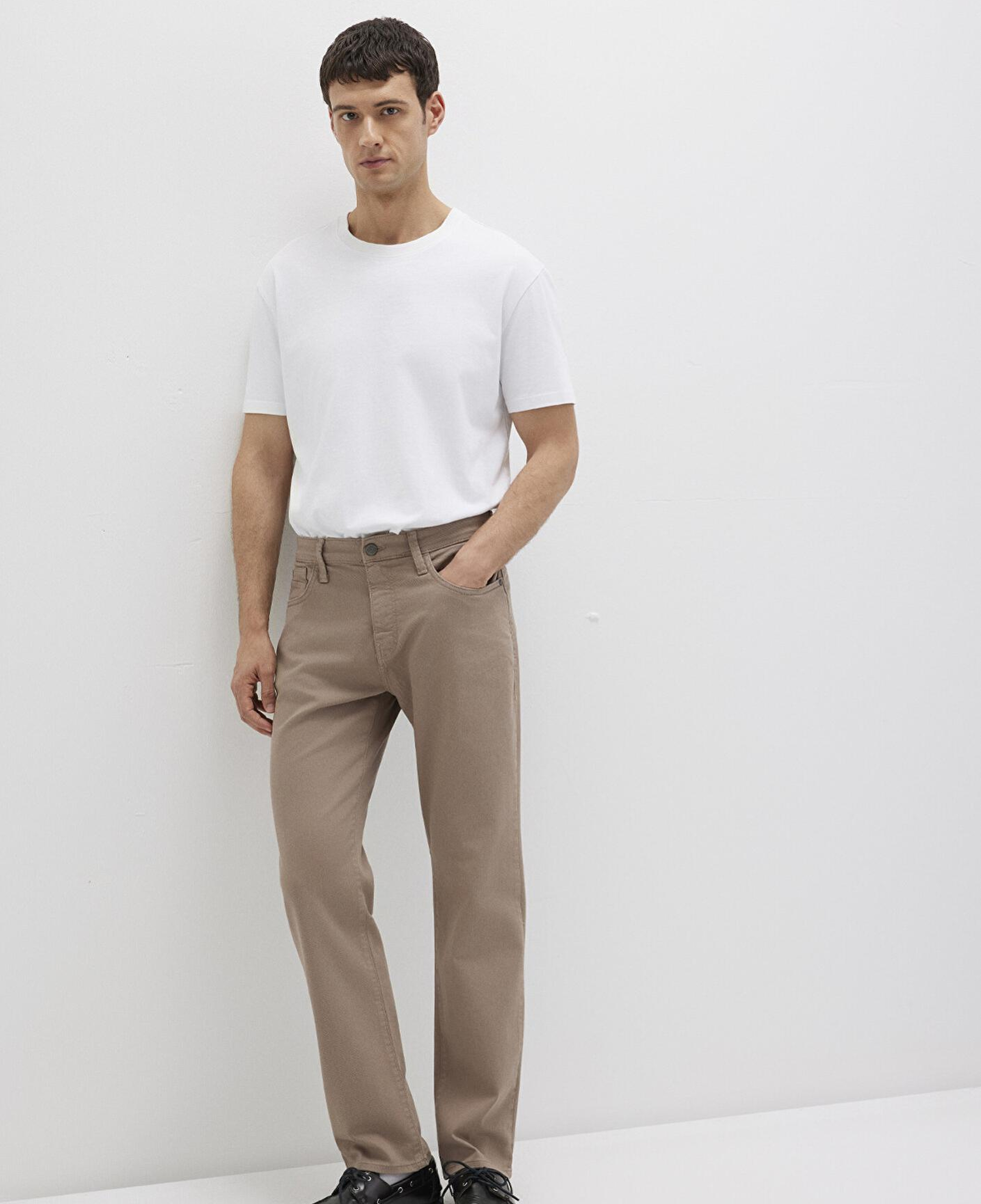 Mavi Lisbon Bej Denim Gabardin Pantolon 0010039-90681