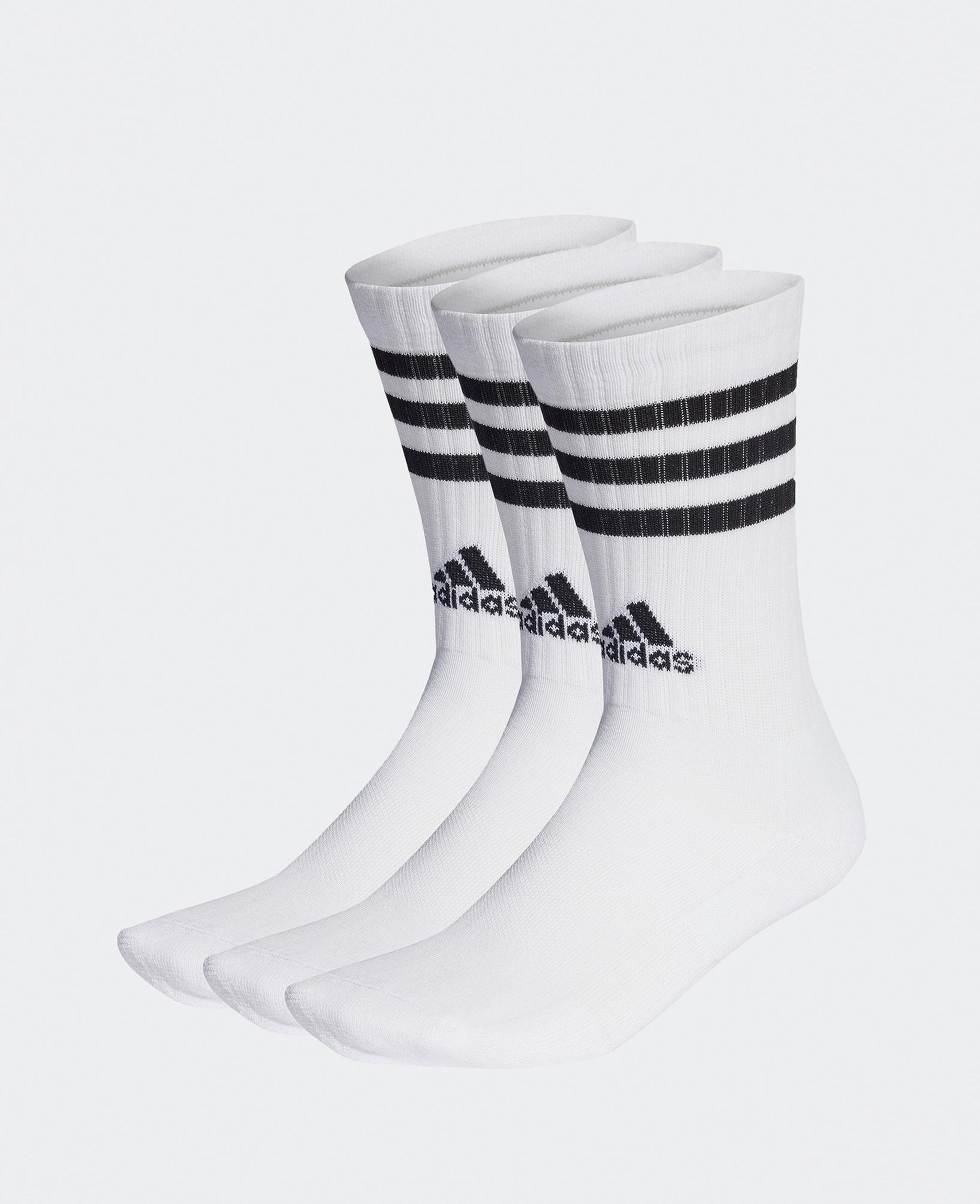 adidas Yastıklamalı Bilekli 3' lü Unisex Beyaz Çorap