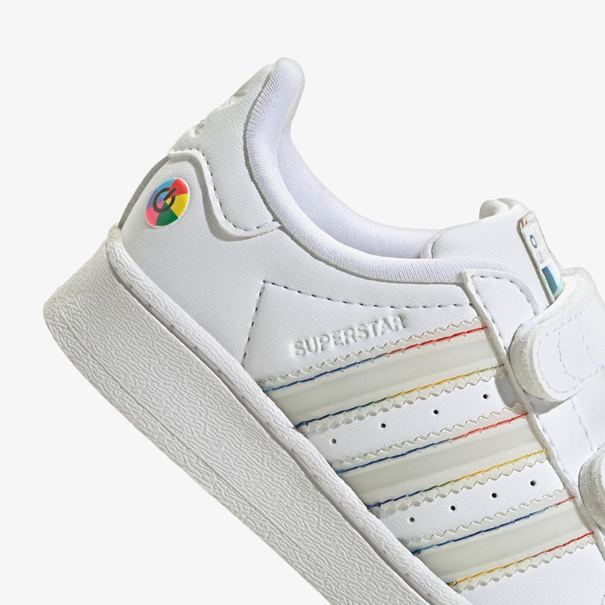 adidas Superstar Led Lights Bebek Beyaz Spor Ayakkabı