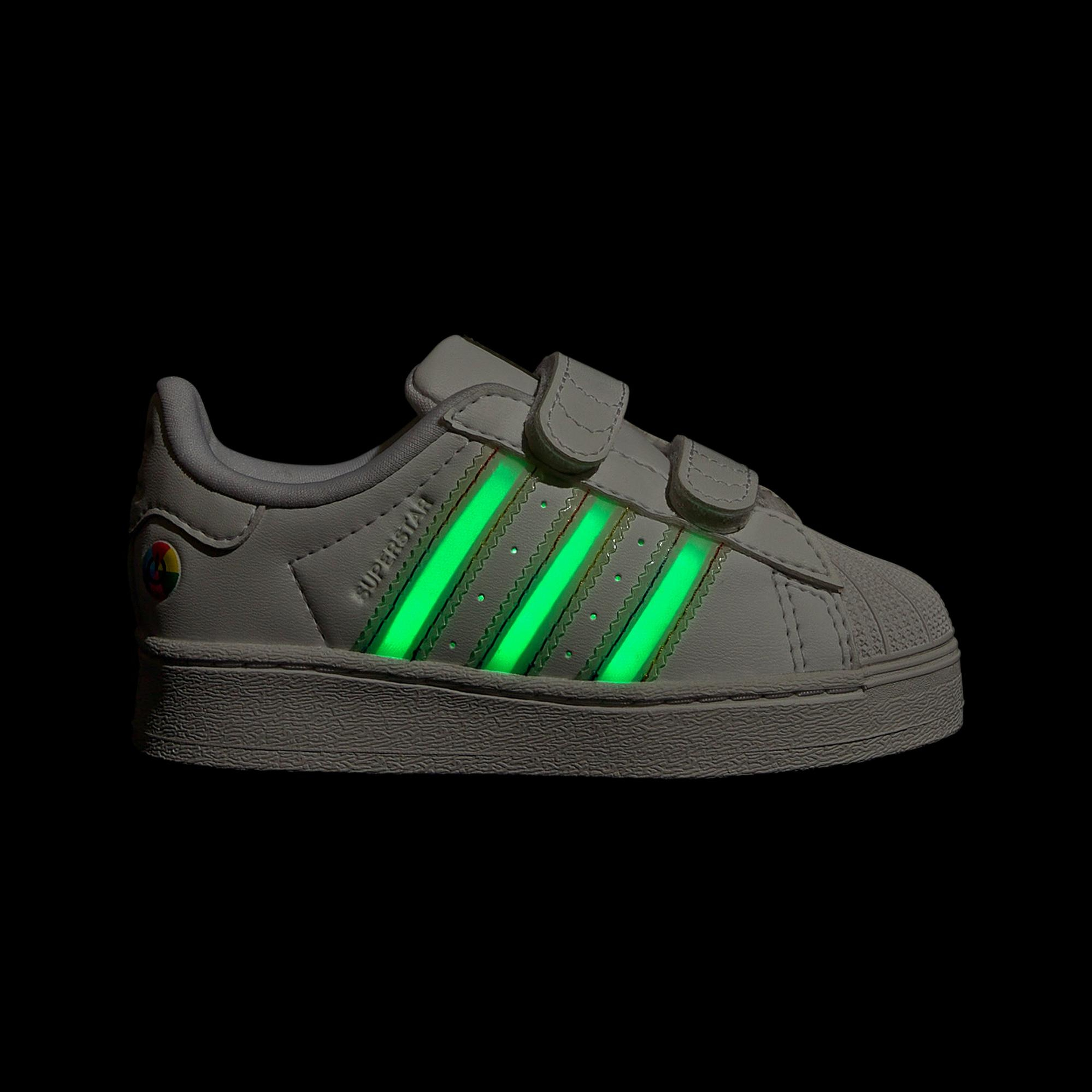 adidas Superstar Led Lights Bebek Beyaz Spor Ayakkabı