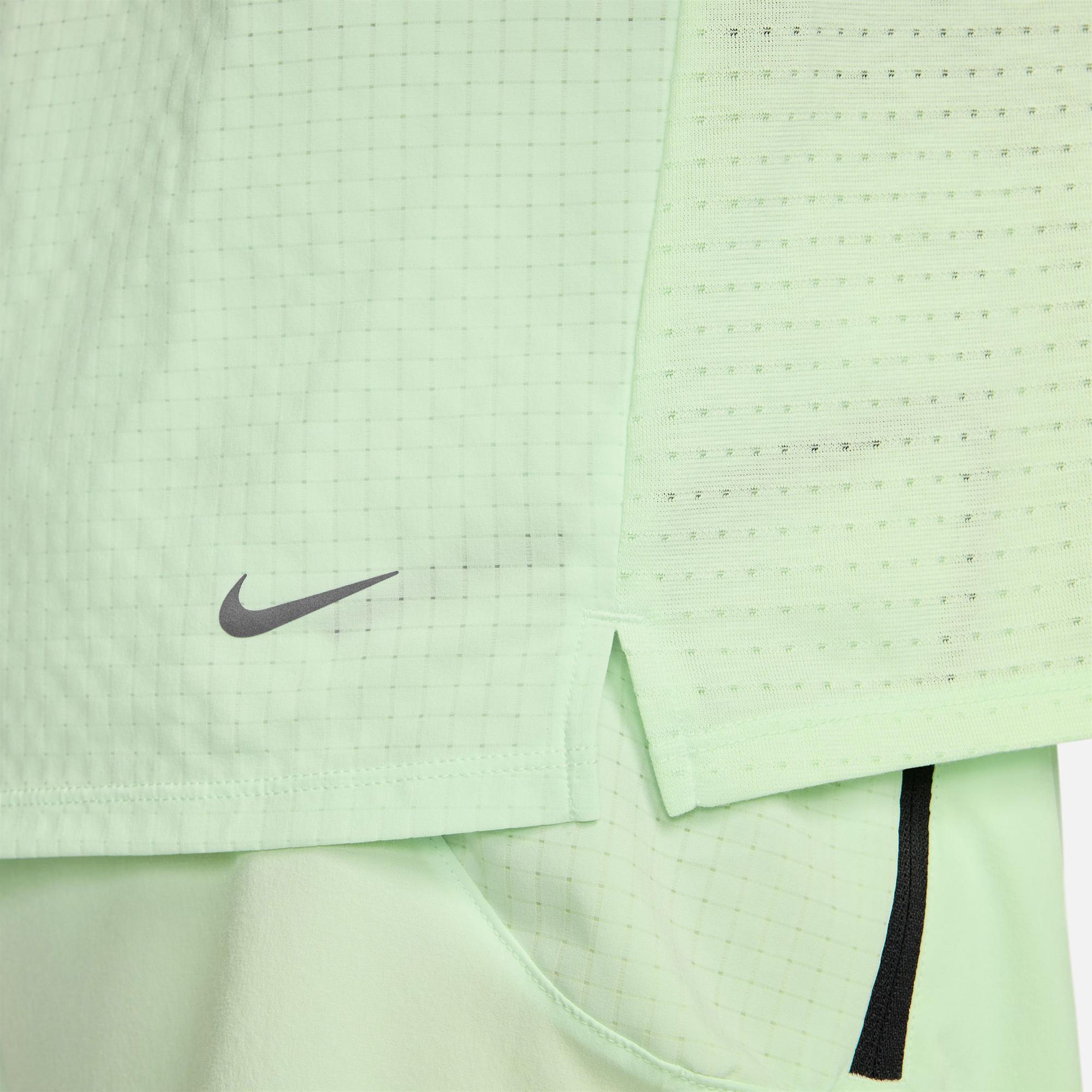 Nike Dri-Fit Trail Solar Chase Erkek Yeşil T-Shirt