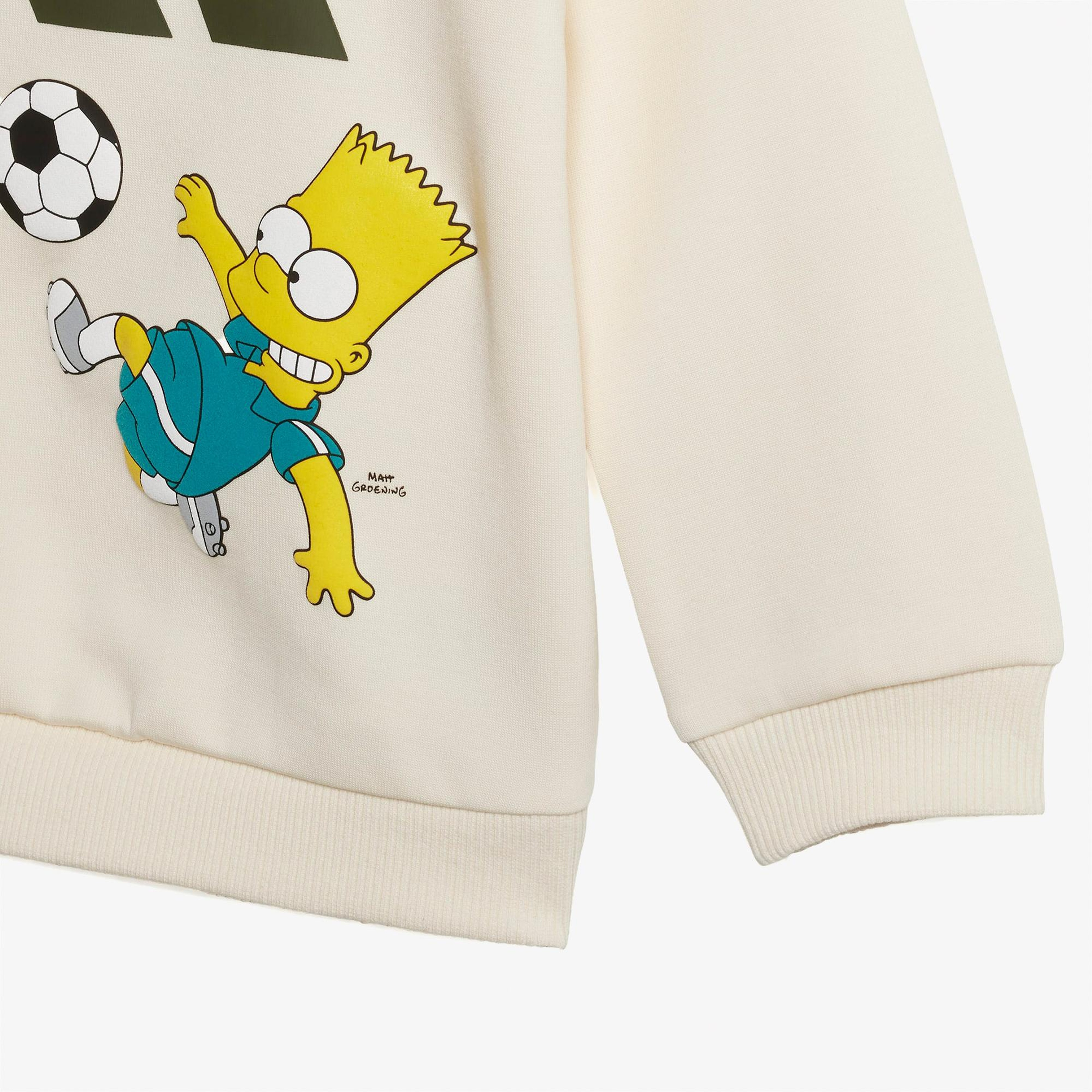 adidas Infant The Simpsons Çocuk Krem Eşofman Takımı