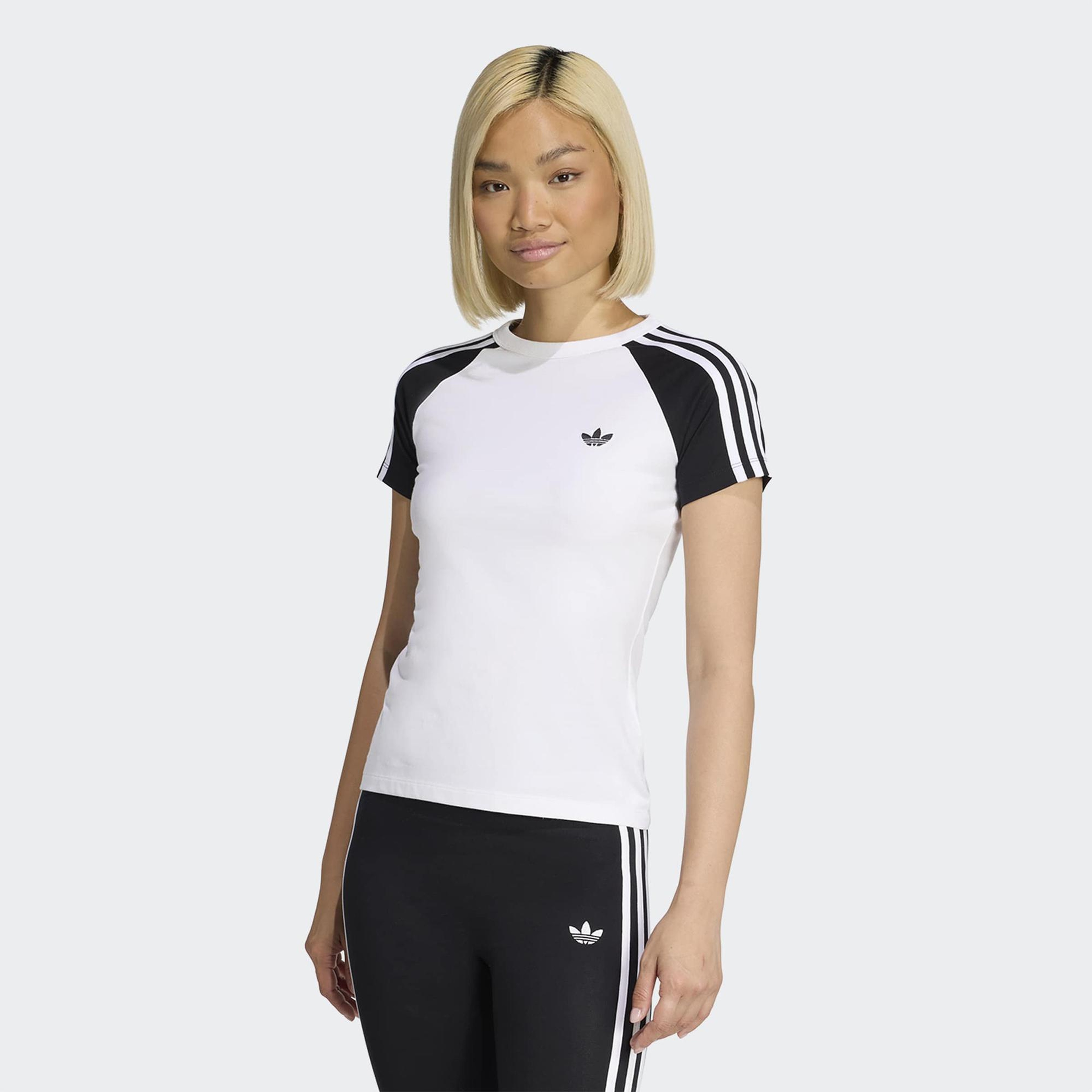 adidas Kadın Beyaz T-Shirt