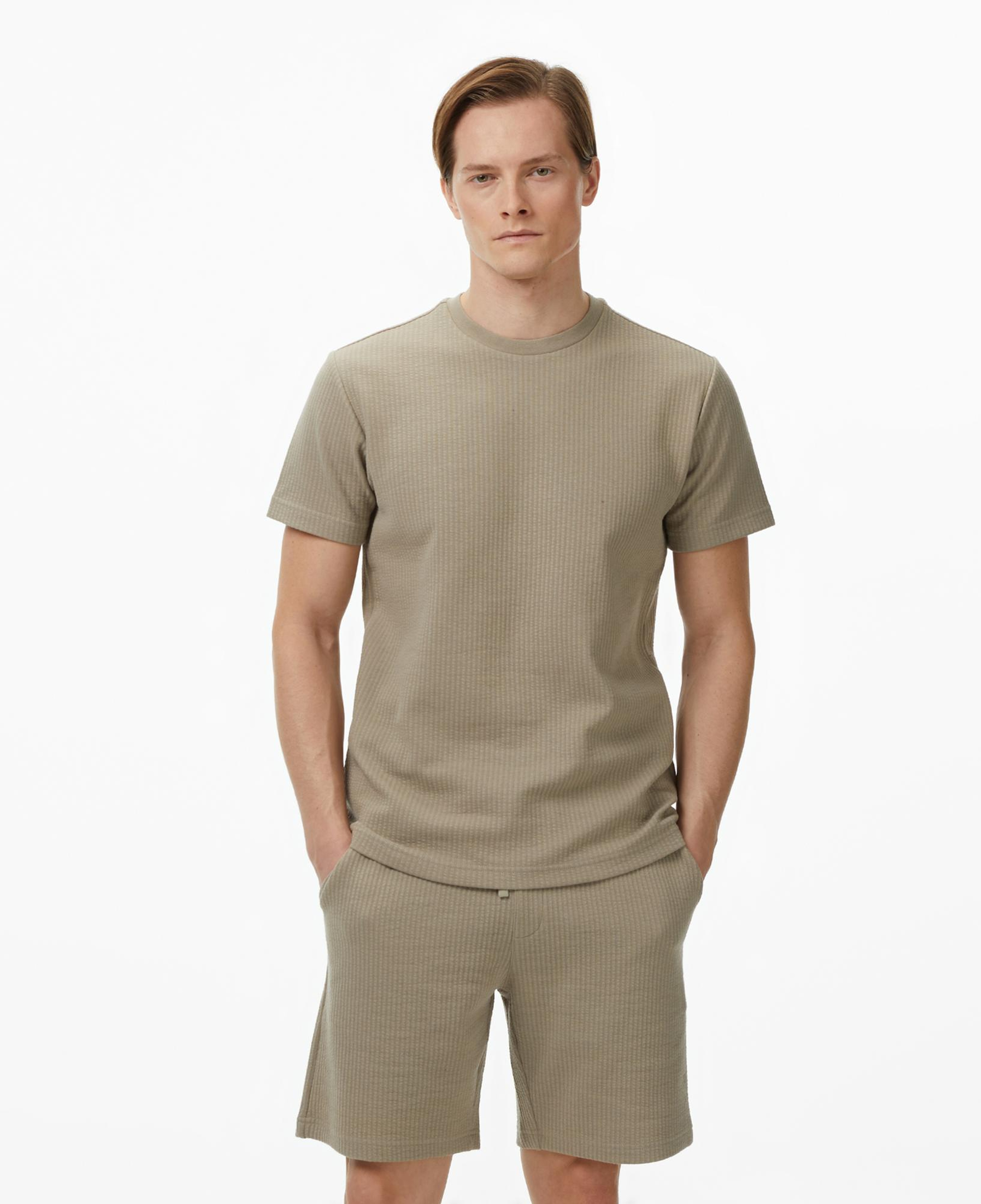 Nautica Erkek Bej Regular Fit T-Shirt