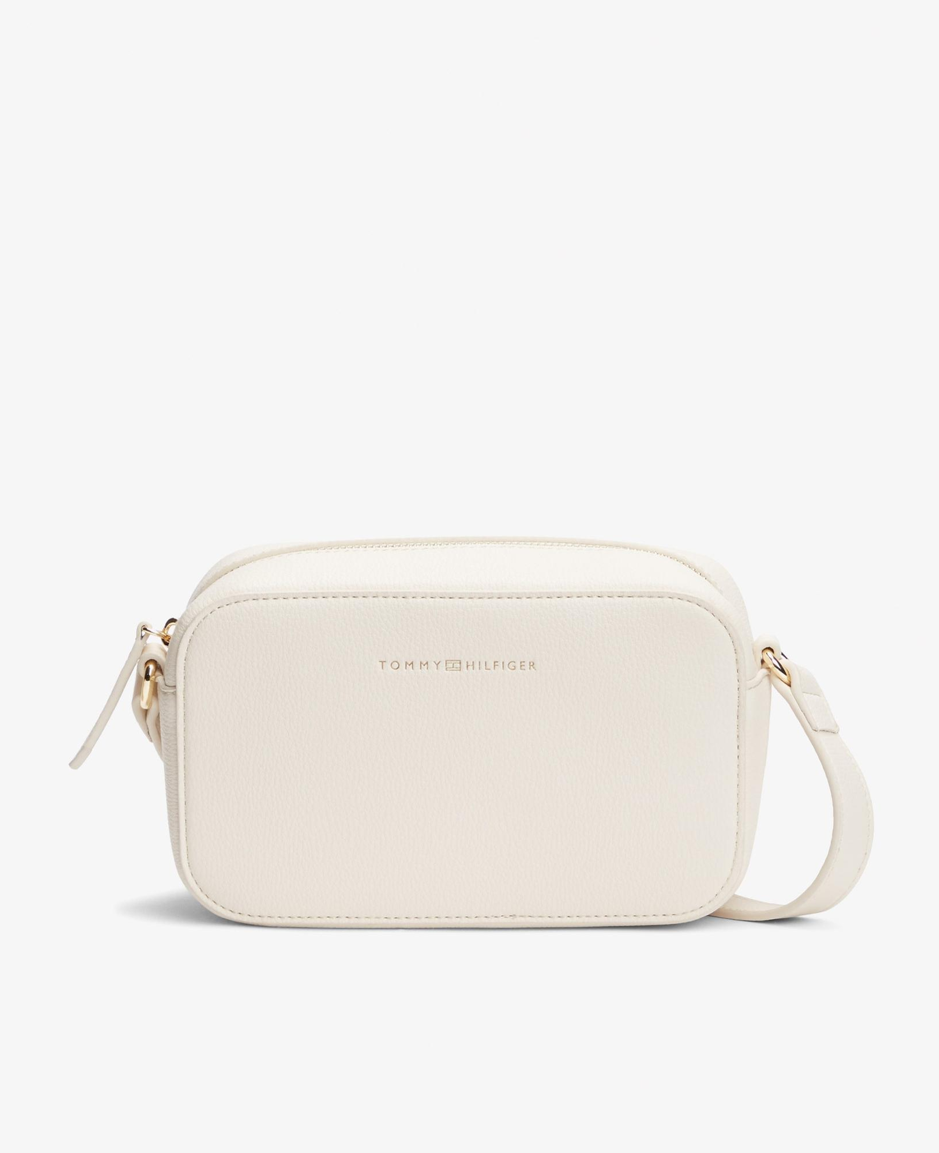 Tommy Hilfiger Logo Kadın Bej Çapraz Çanta