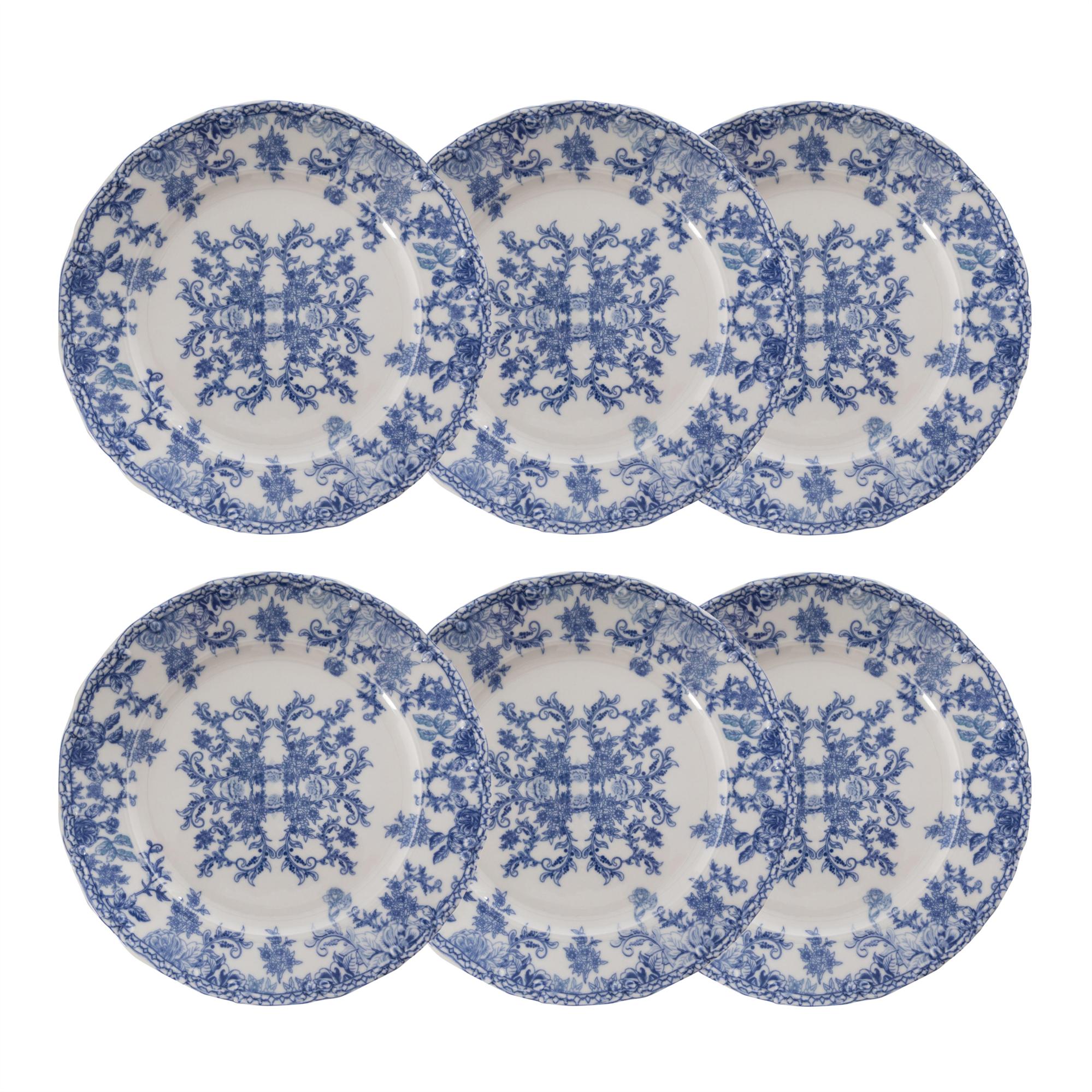 BLUE DREAM SERVİS TABAĞI SETİ 6LI-26 CM