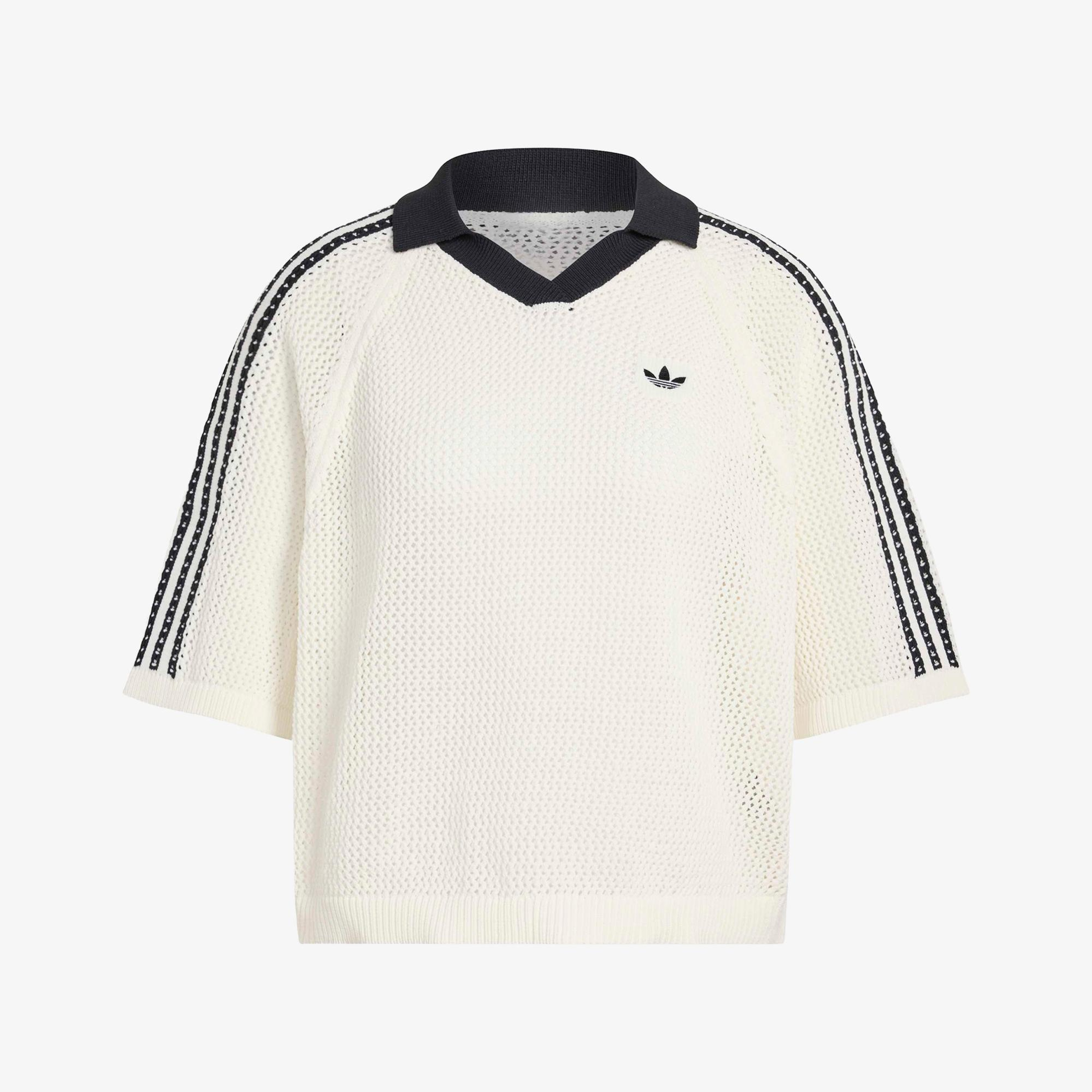 adidas Crochet Kadın Beyaz Polo