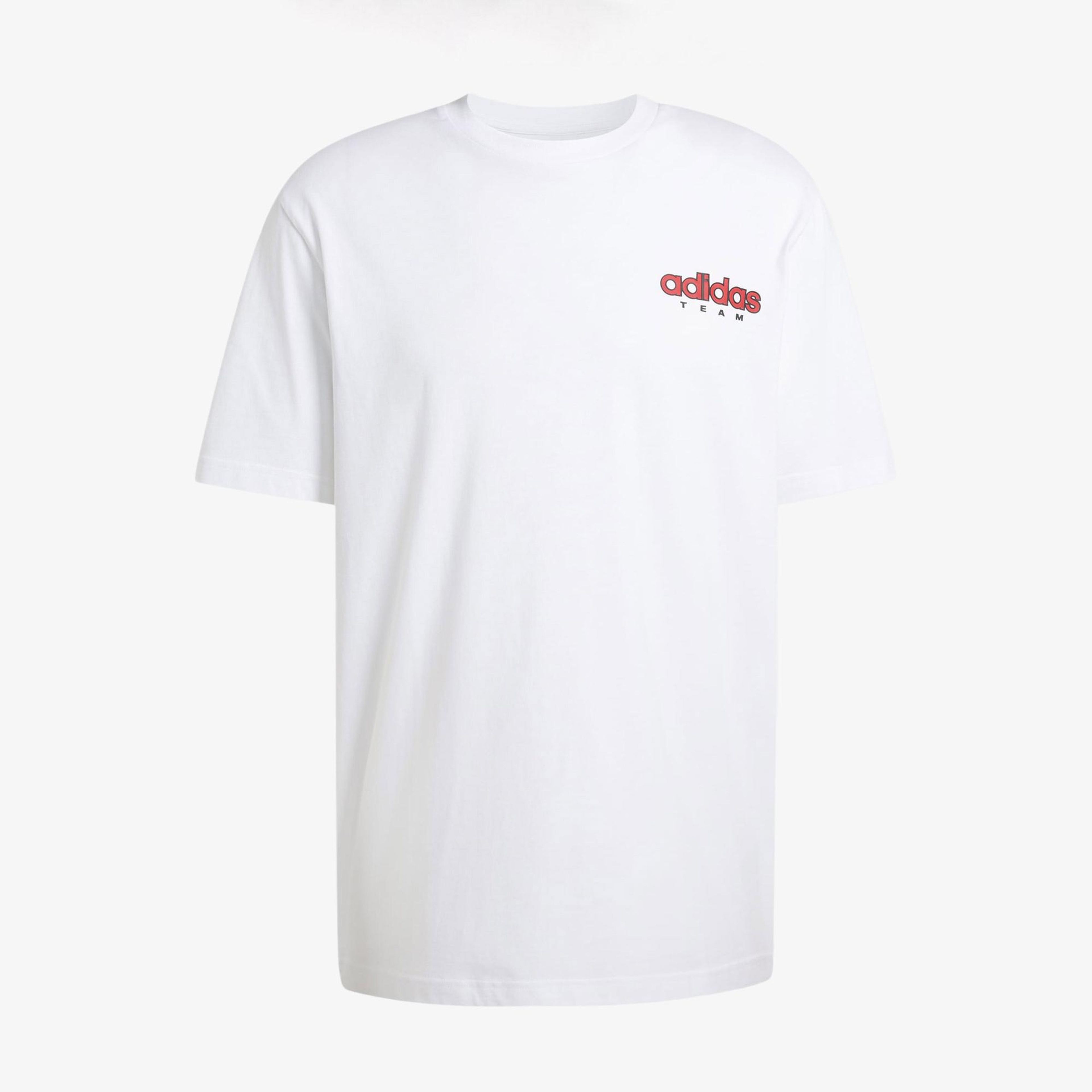 adidas GFX Erkek Beyaz T-Shirt
