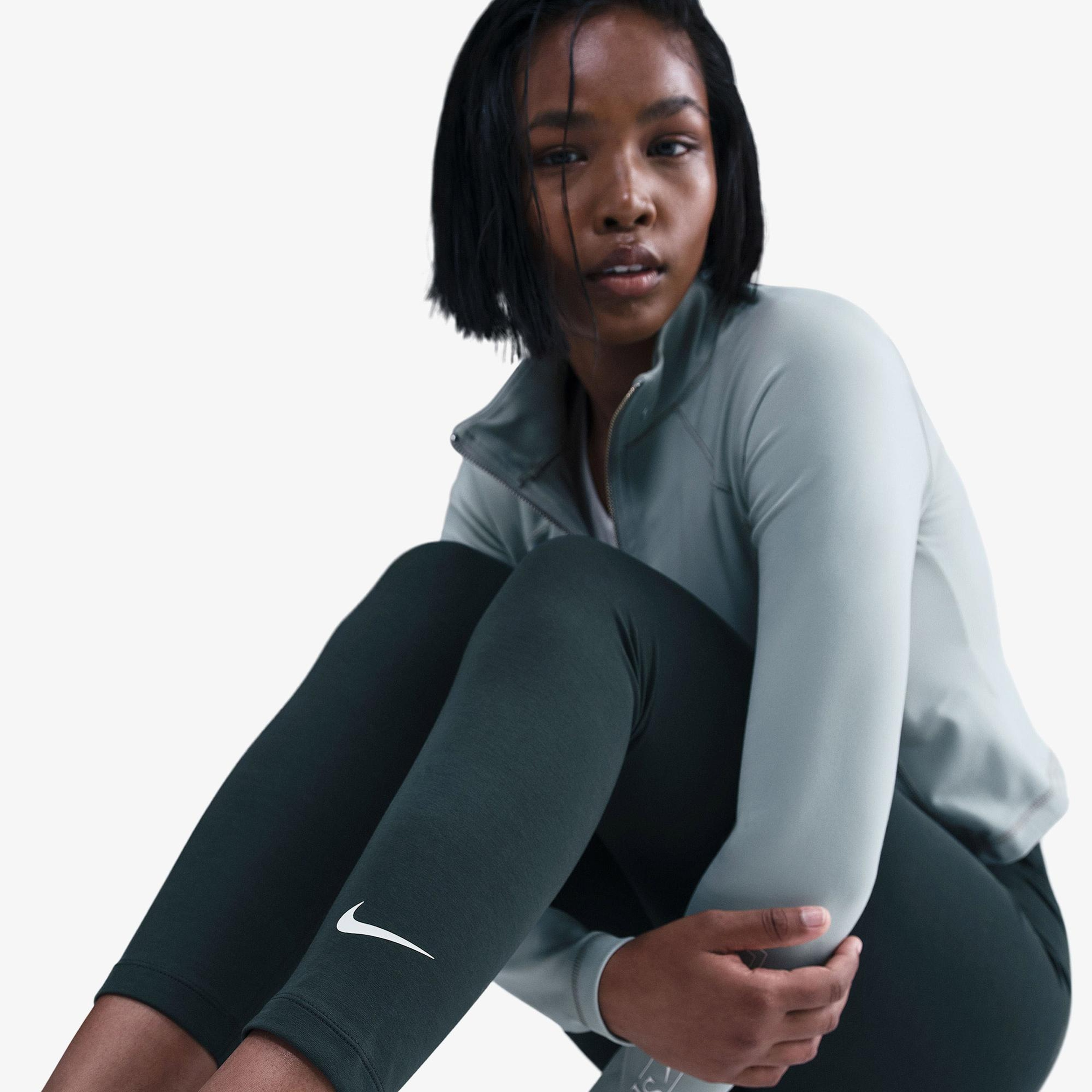 Nike Sportswear Classic Kadın Yeşil Tayt