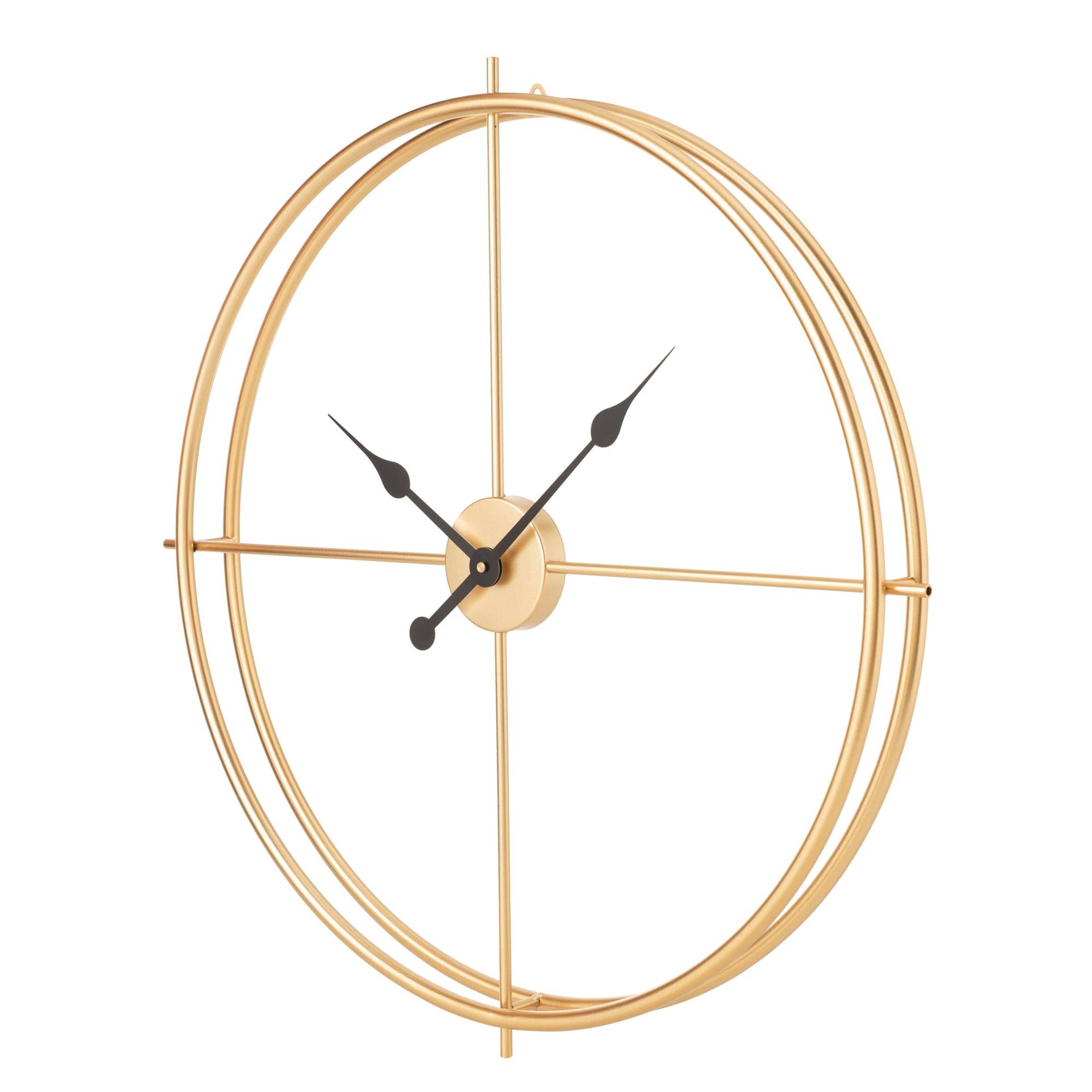 CLARA GOLD DUVAR SAATİ 60CM