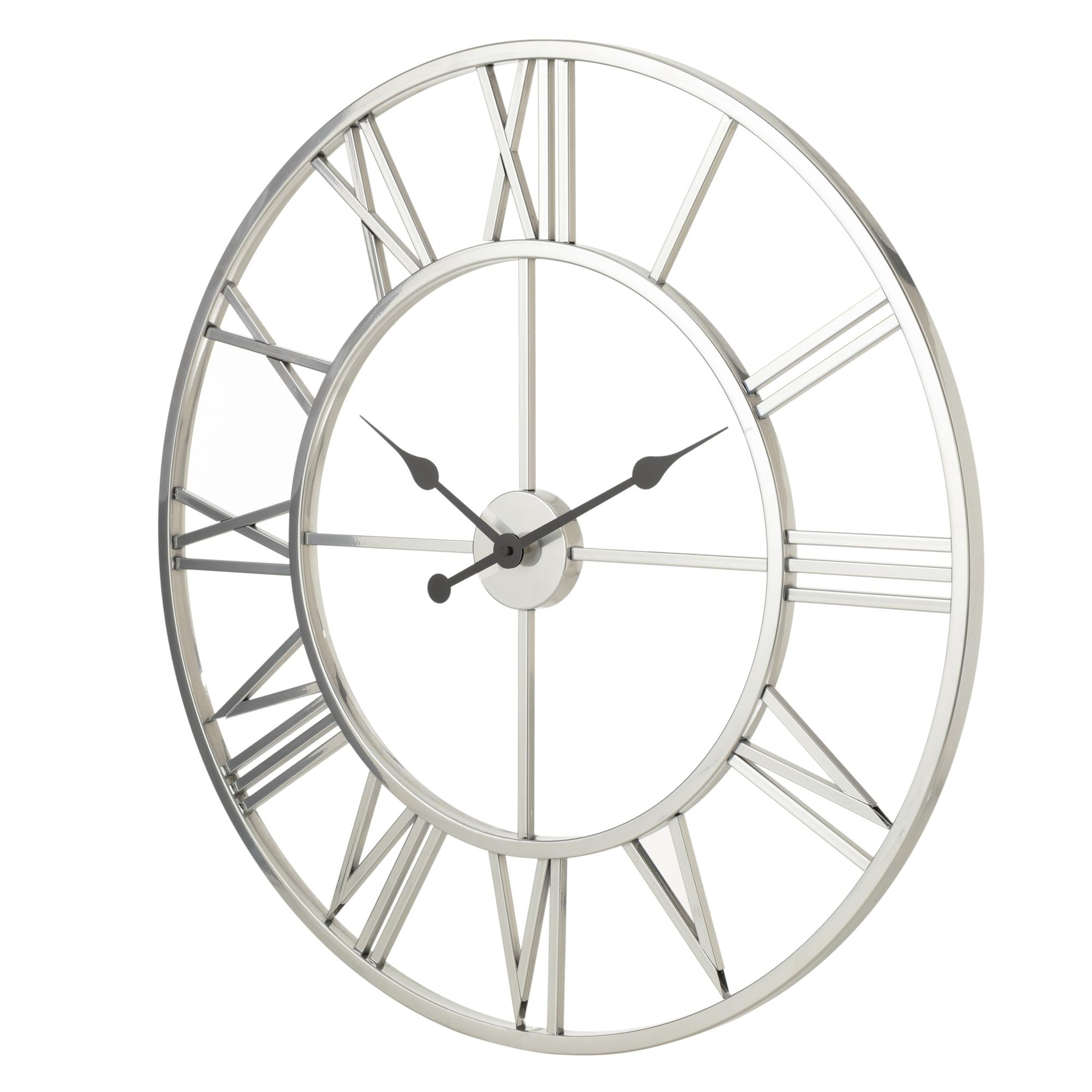 HOLMBERG SILVER DUVAR SAATİ 76CM