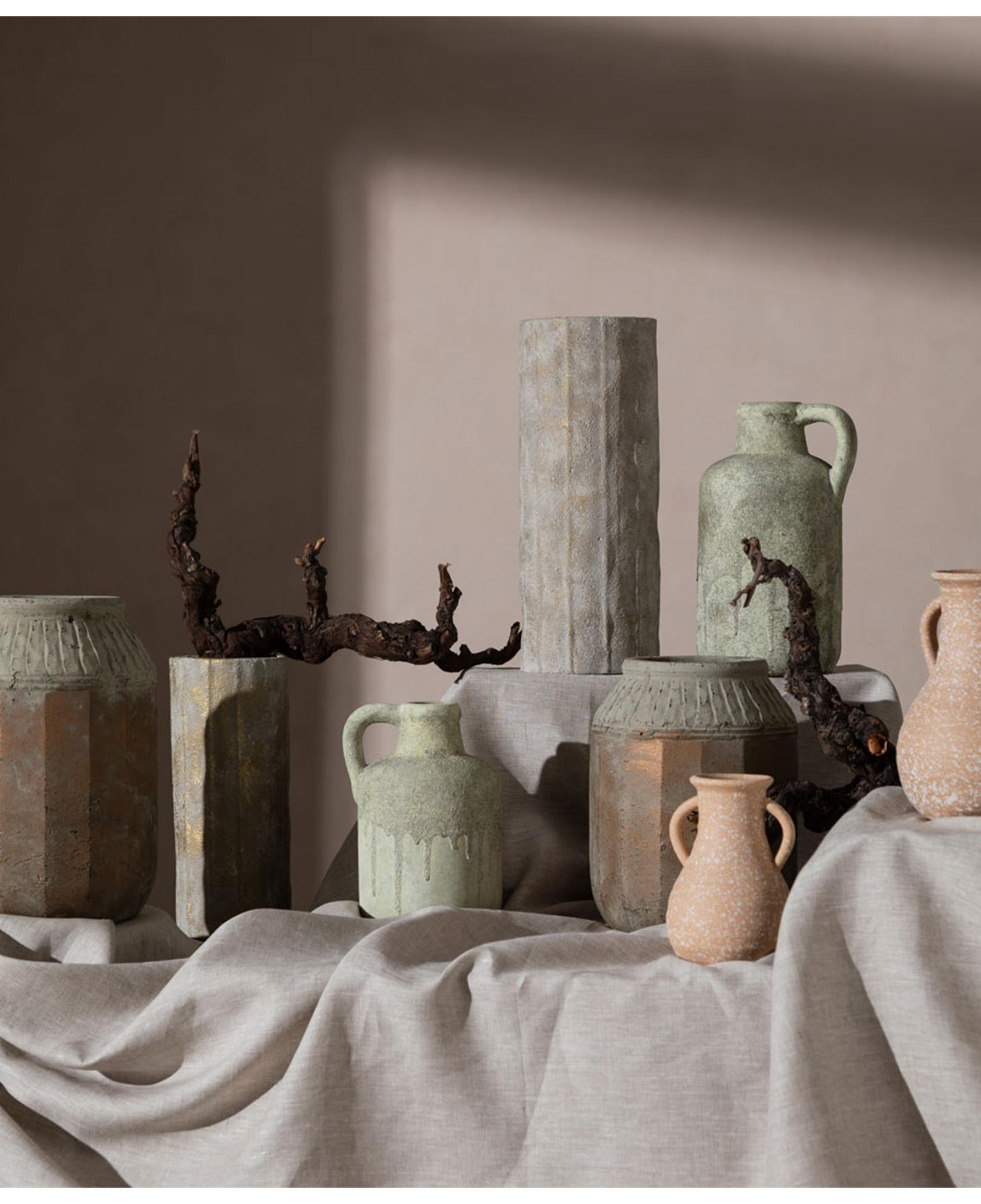 MACETA SERAMİK VAZO 12X18CM