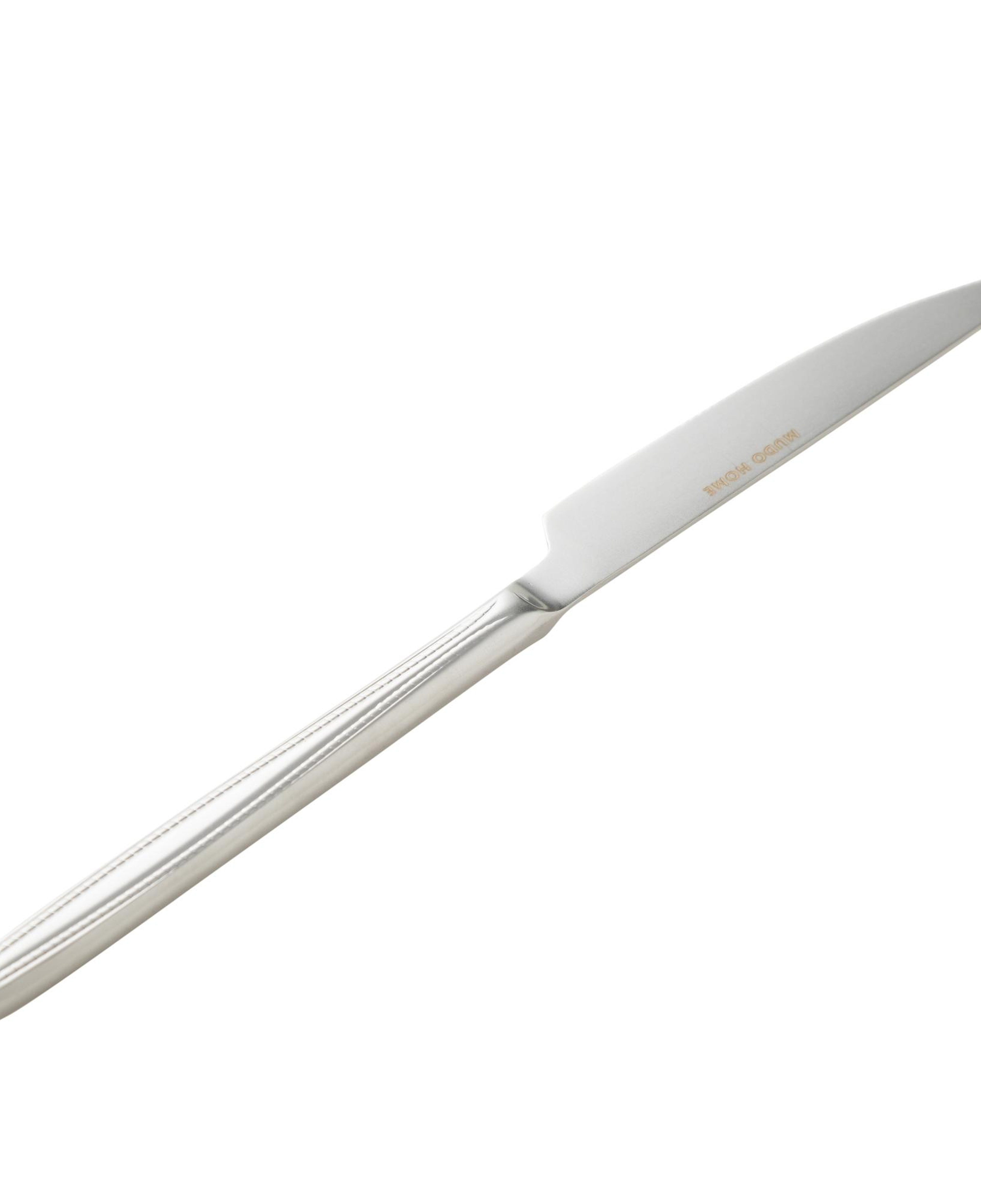 ESSEN 18 PARÇA YEMEK ÇATAL KAŞIK BIÇAK SETİ MAT GÜMÜŞ