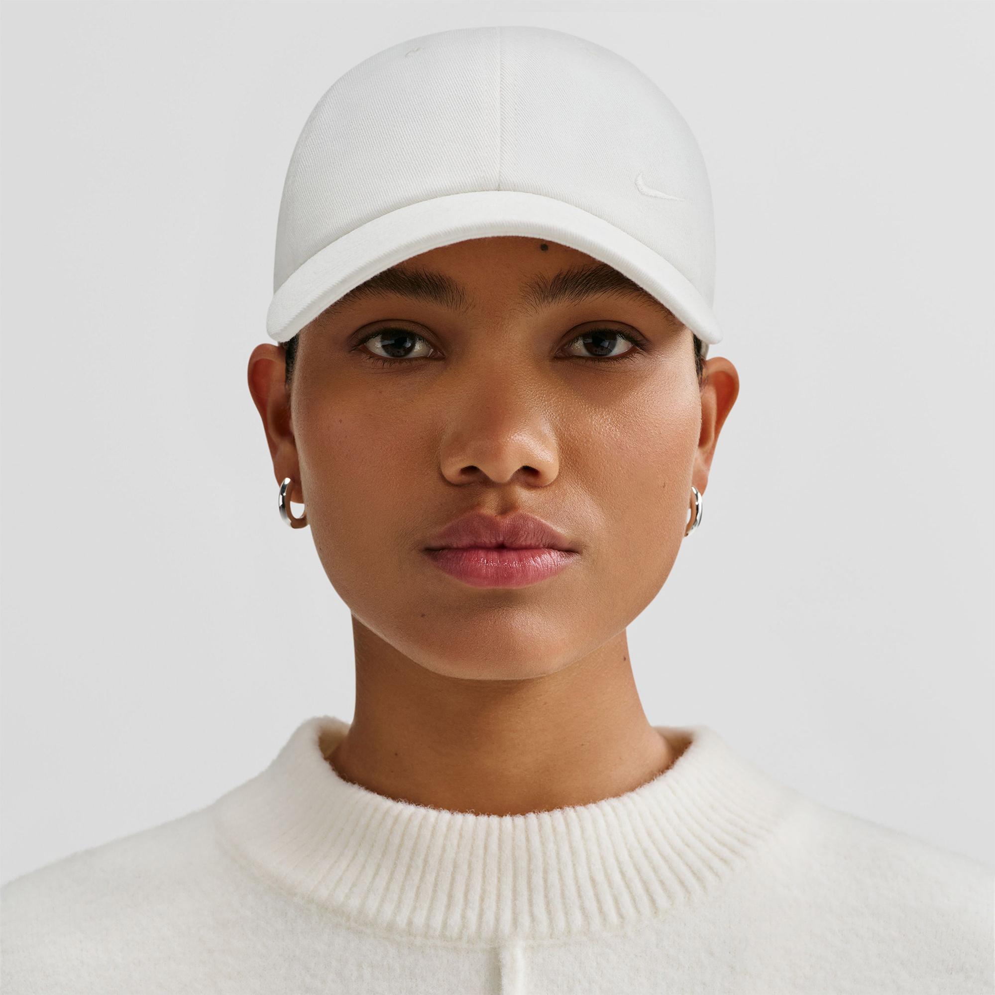 Nike Club Swoosh Unisex Beyaz Şapka