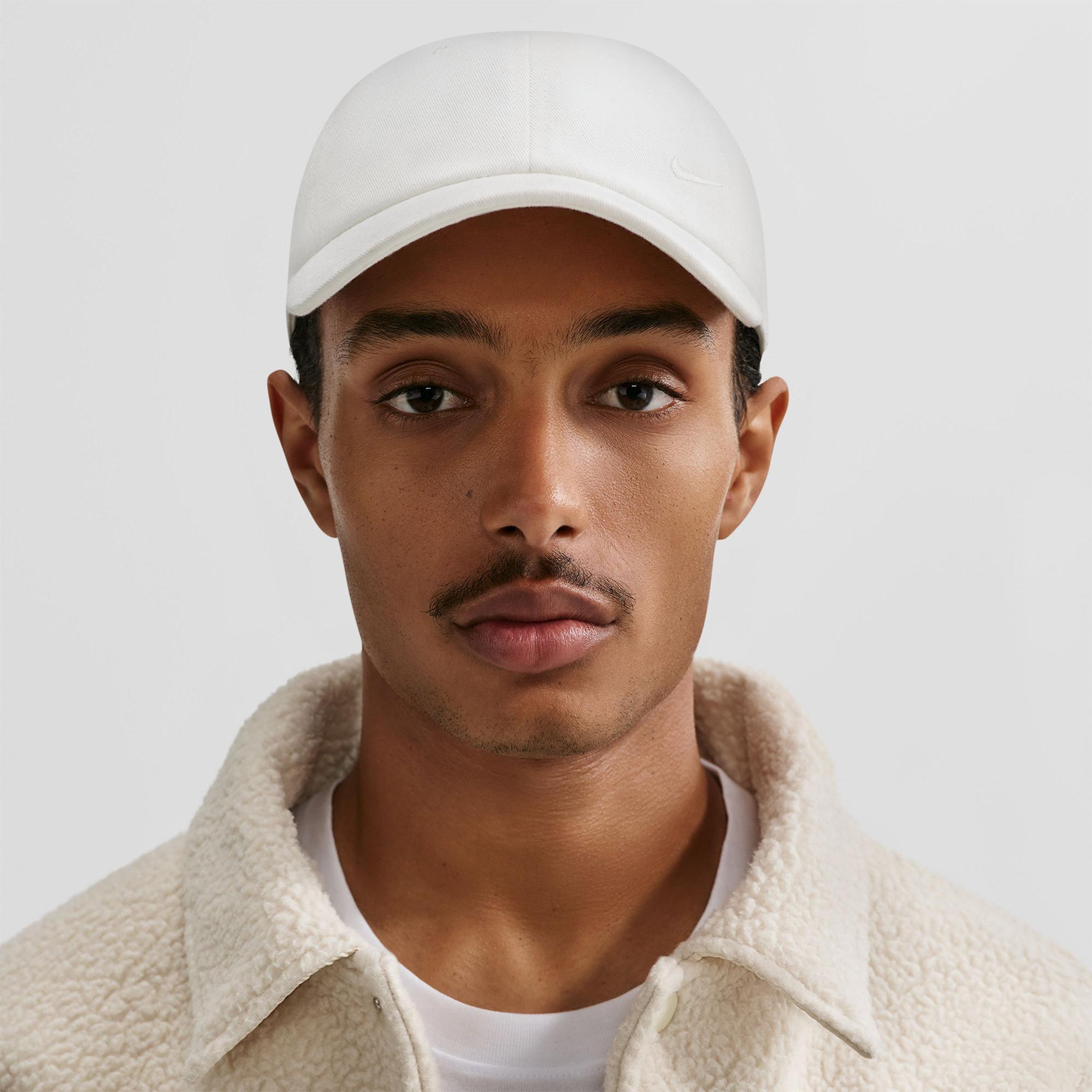 Nike Club Swoosh Unisex Beyaz Şapka