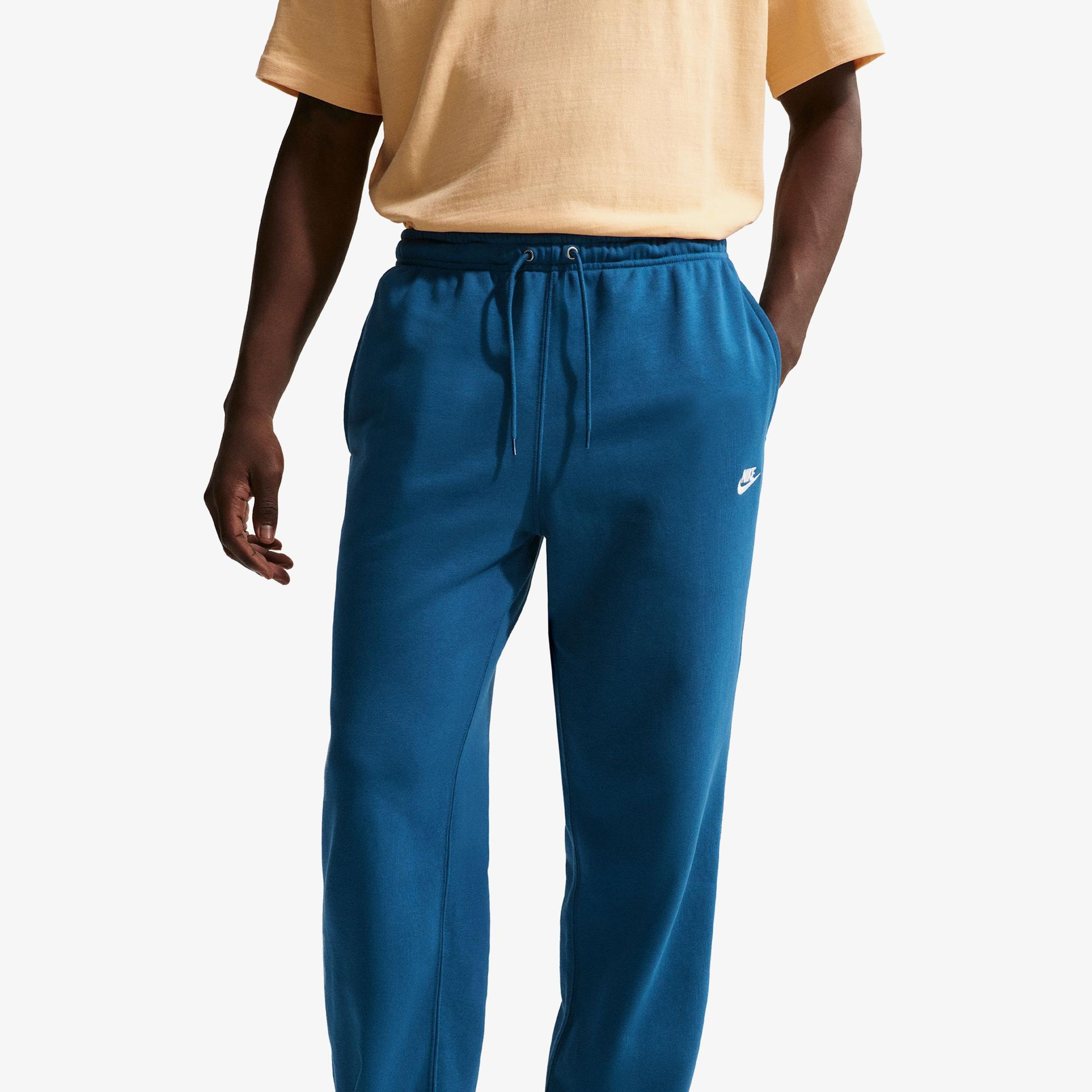 Nike Club French Terry Erkek Mavi Eşofman Altı