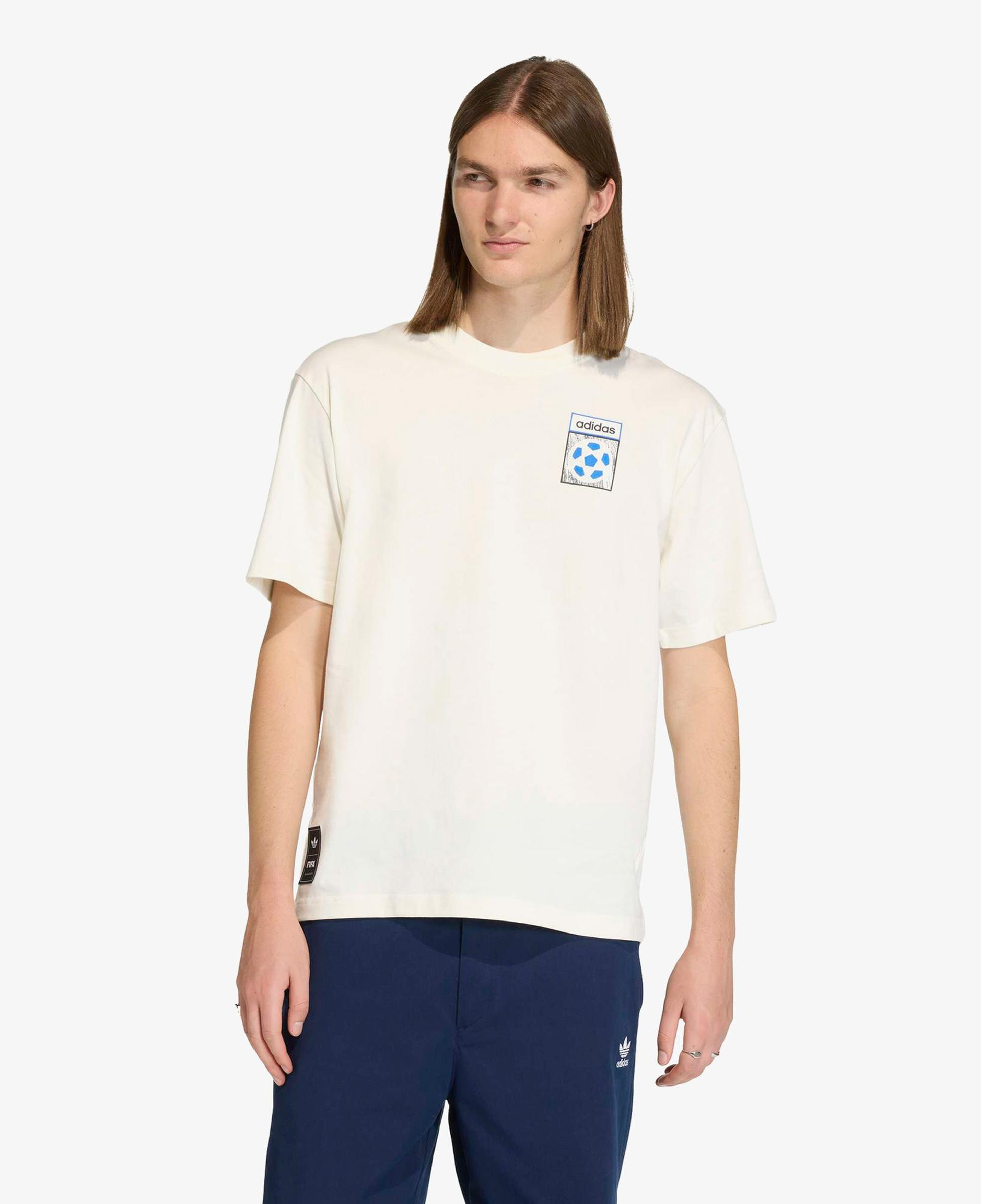 adidas Archive Country Flag Erkek Beyaz T-Shirt