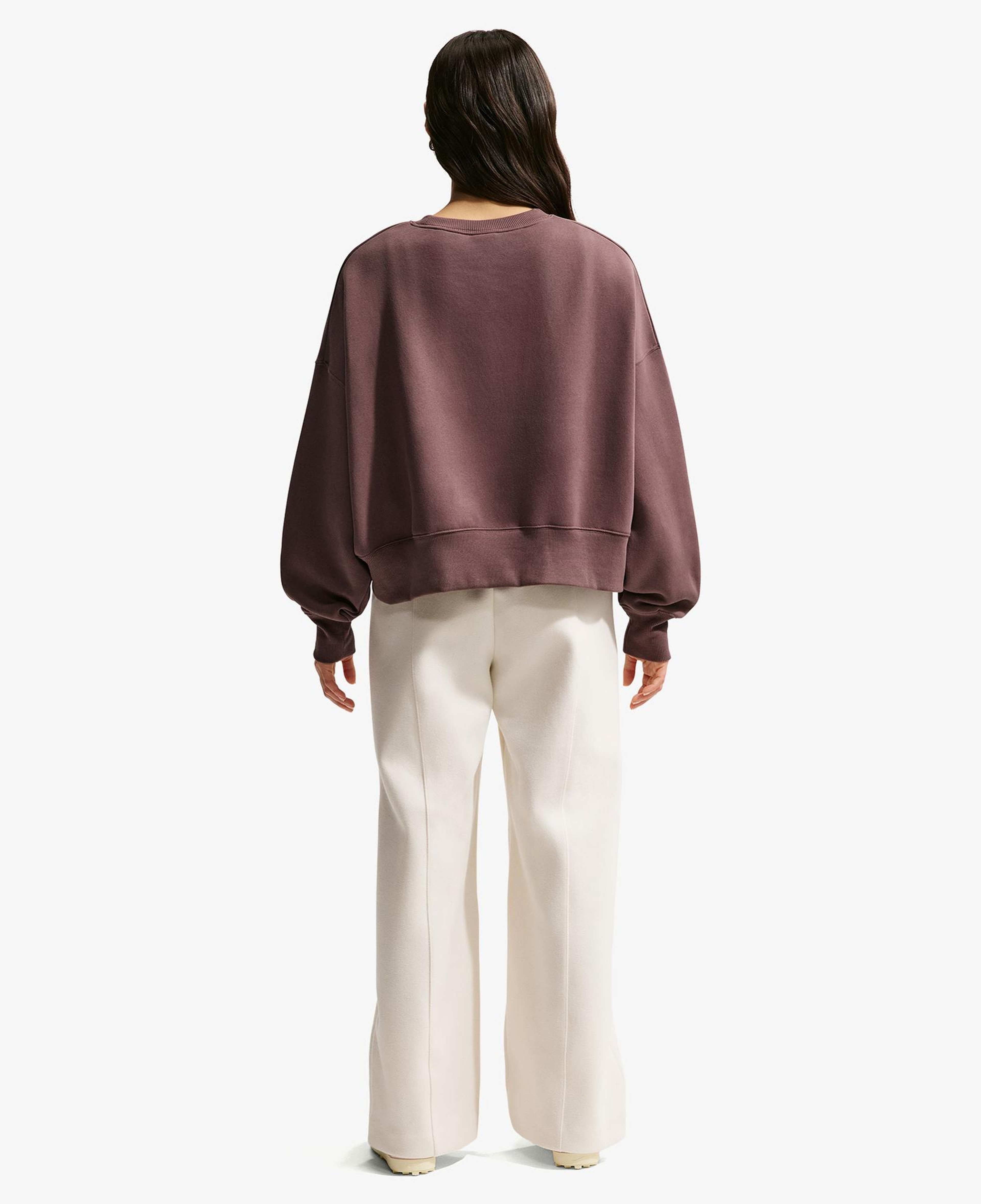 Nike Sportswear Phoenix Fleece Kadın Mor Sweatshirt