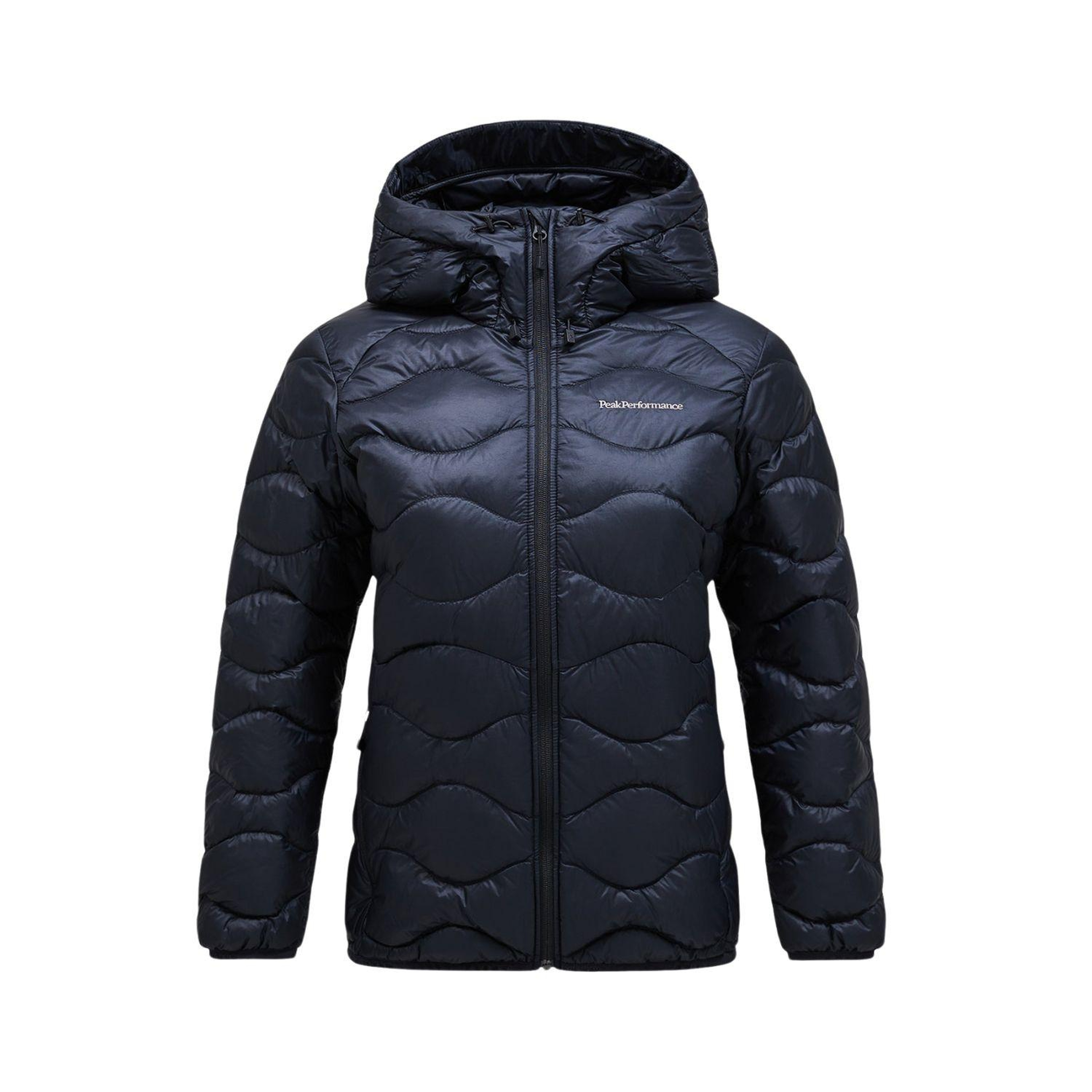 Peak Performance Helium Down Hood Jacket Kadın Siyah Outdoor Ceketi