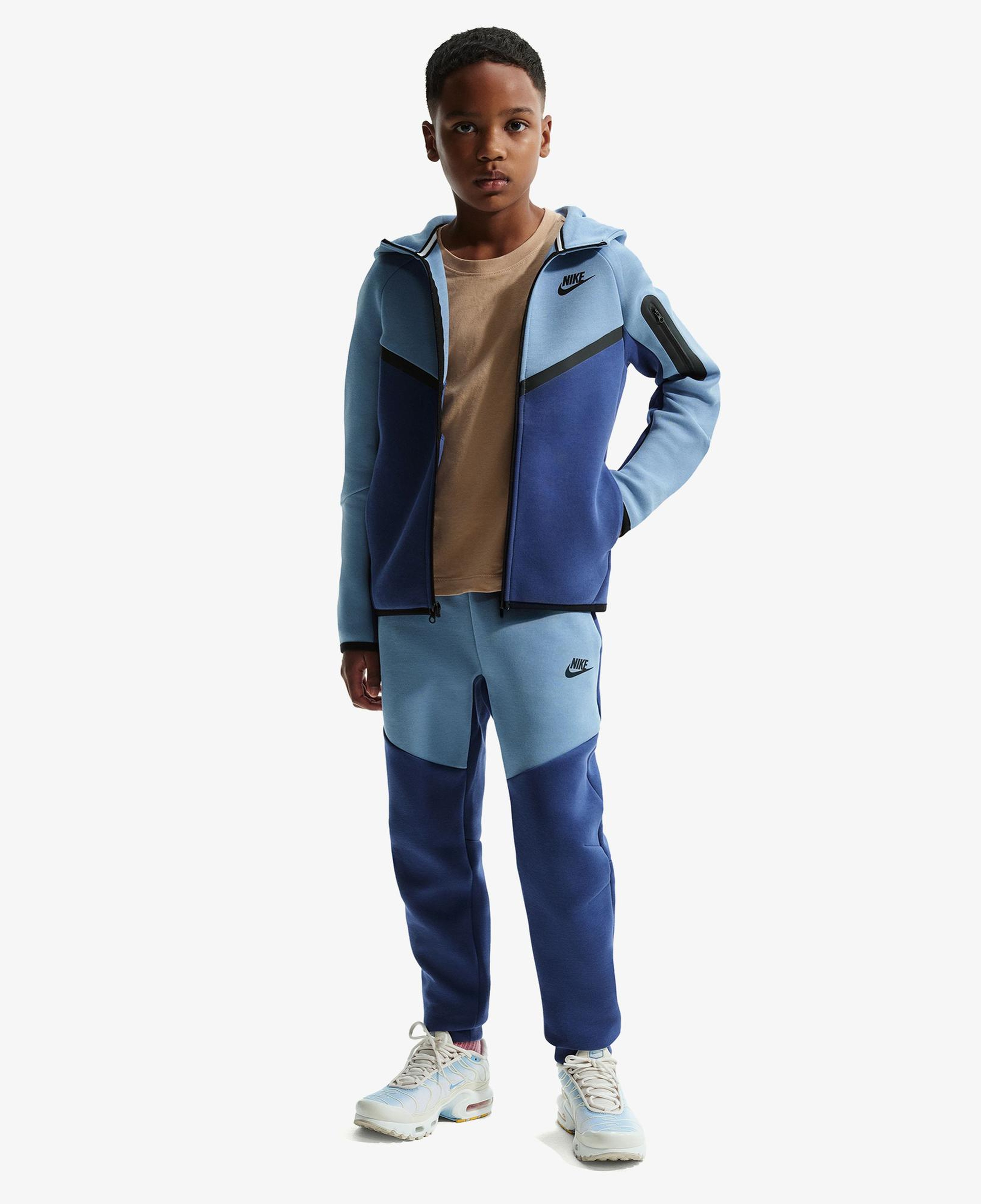 Nike Sportswear Tech Fleece Jogger Çocuk Mavi Eşofman Altı