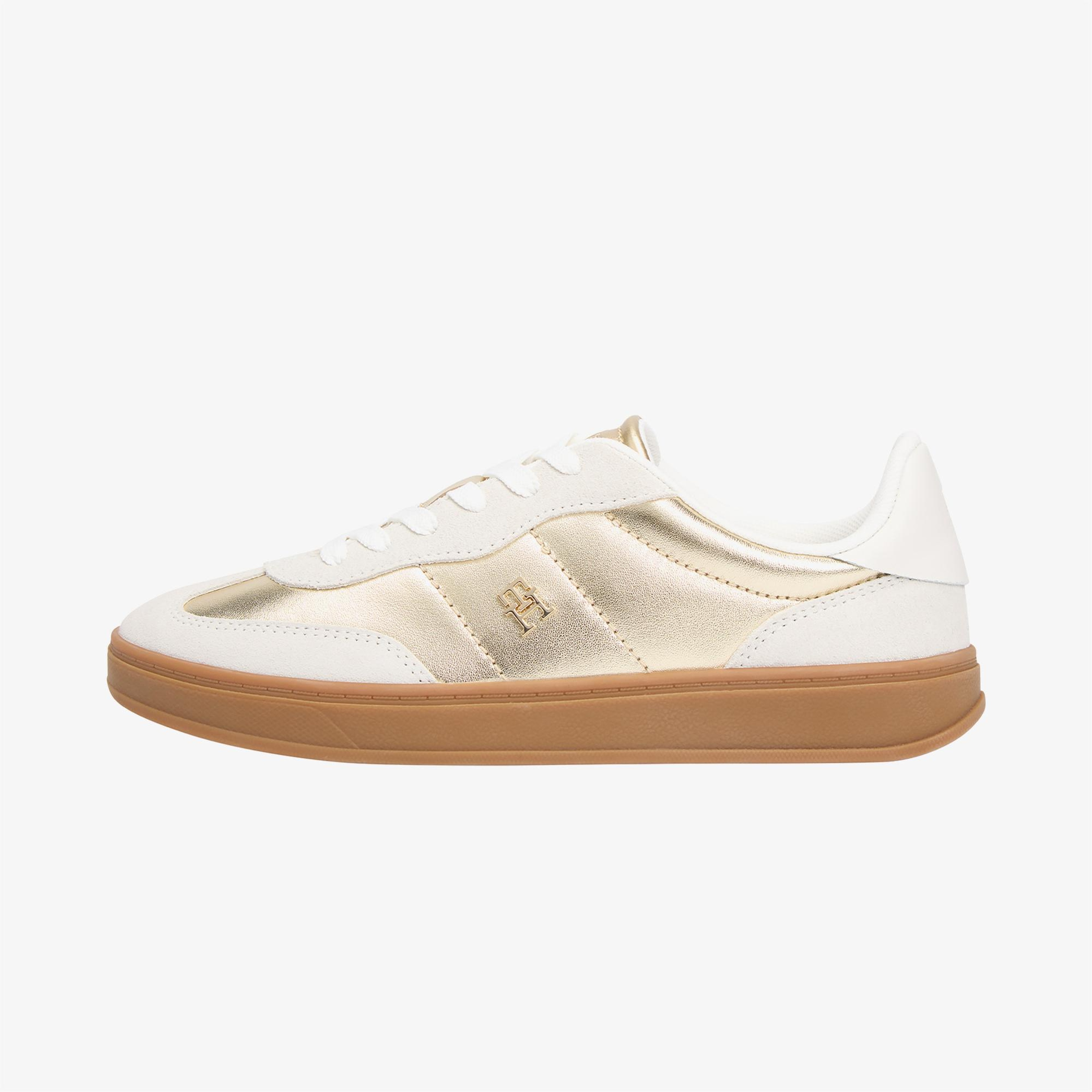 Tommy Hilfiger Jackie Kadın Altın Sneaker