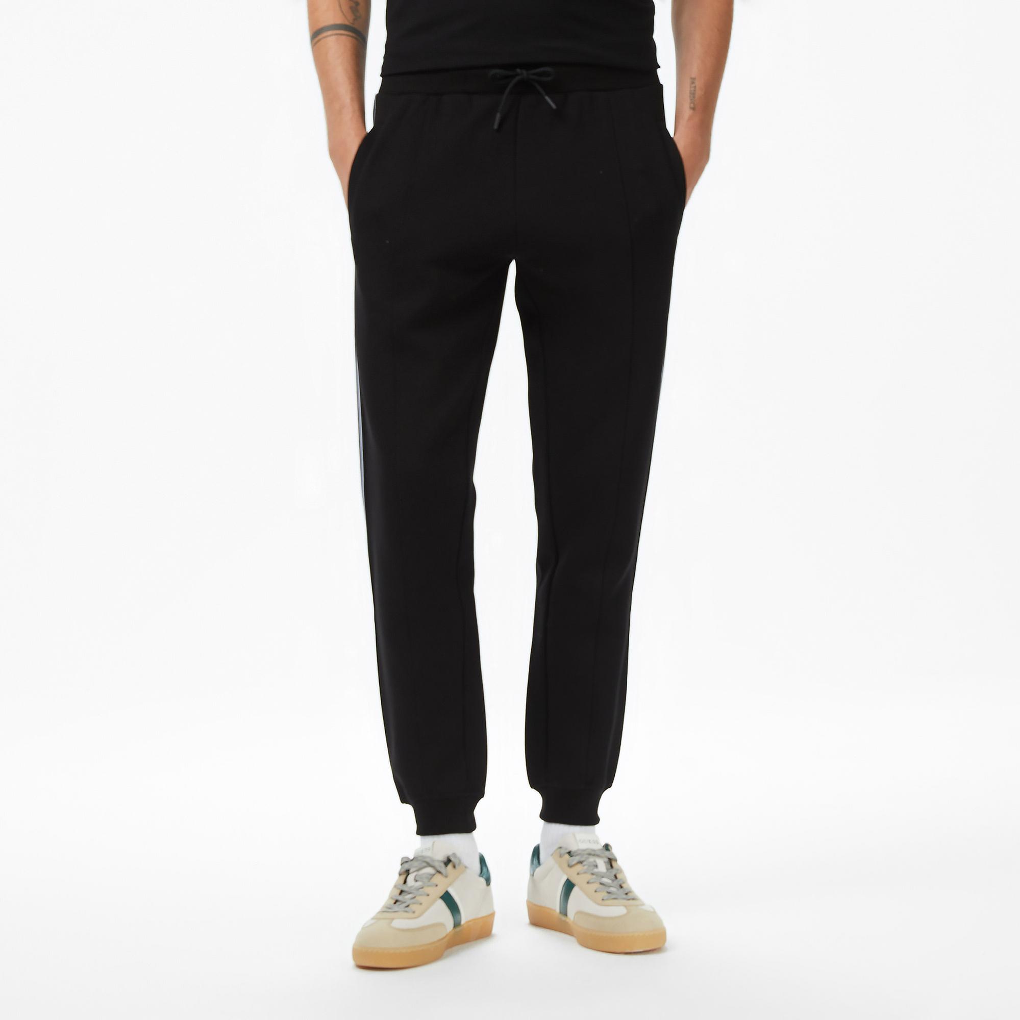 Guess Mickey Cuff Erkek Siyah Pantolon