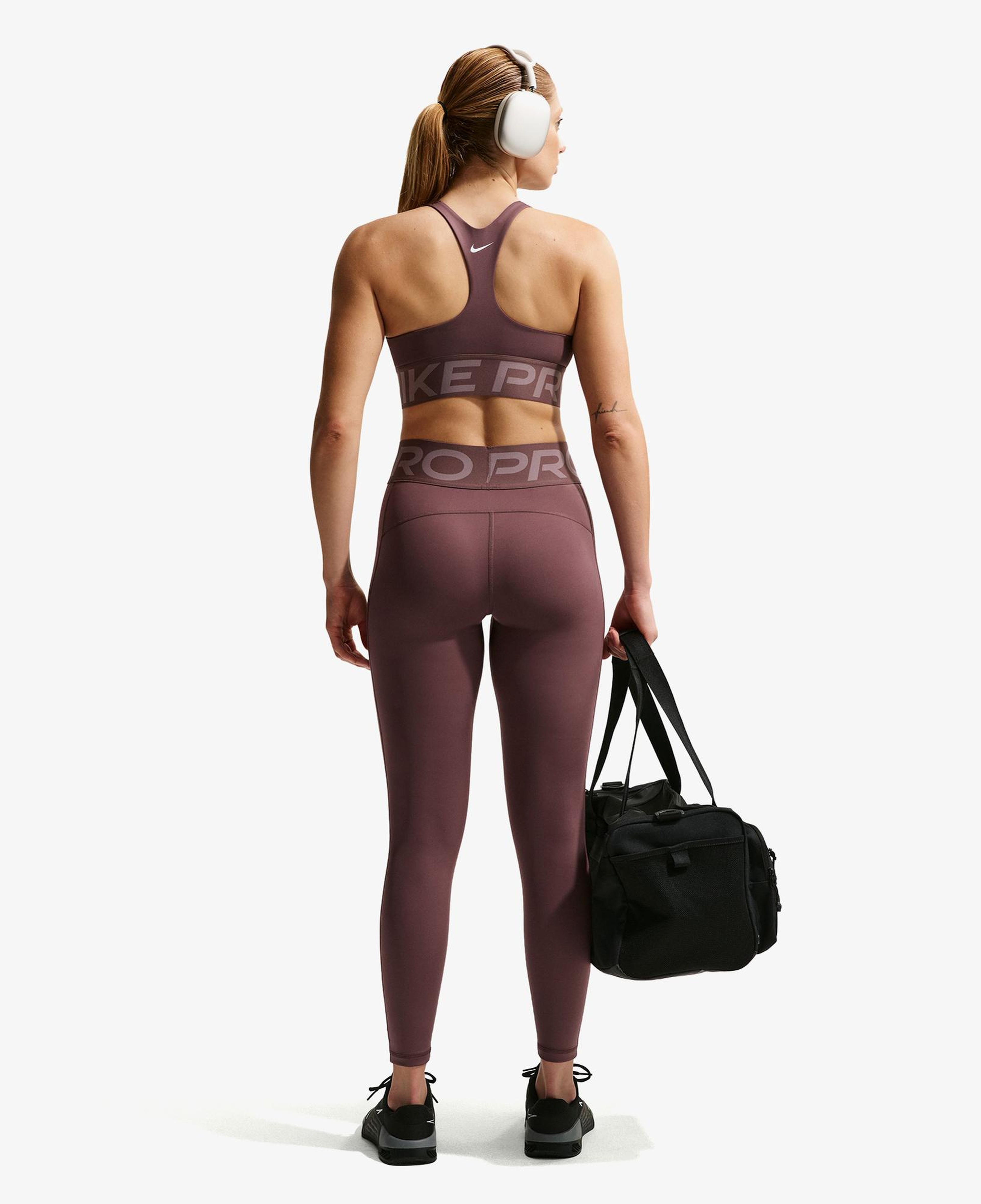 Nike Pro Sculpt Dri-Fit Yüksek Belli Kadın Kahverengi Tayt