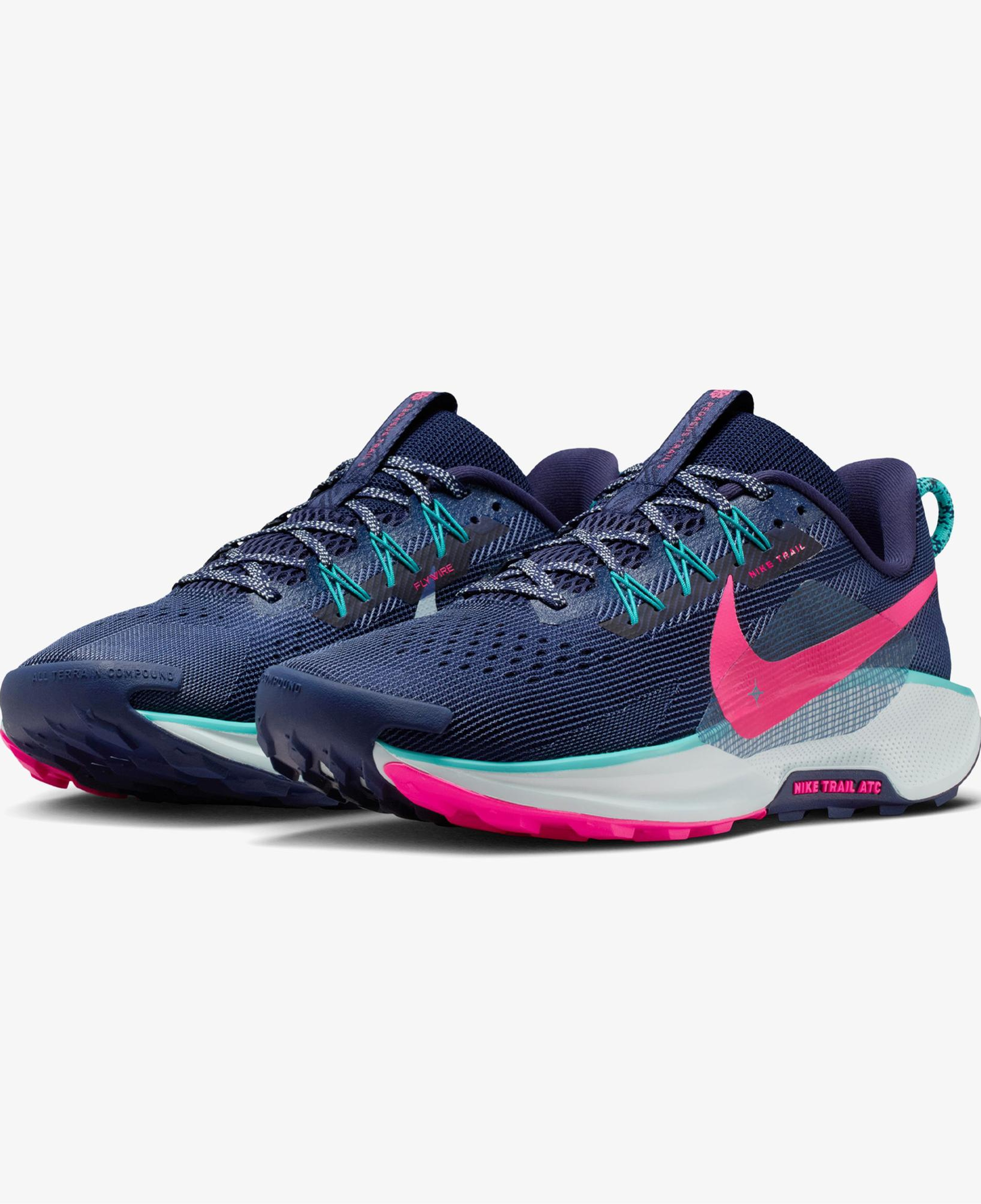 Nike Reactx Pegasus Trail 5 Erkek Lacivert Koşu Ayakkabısı