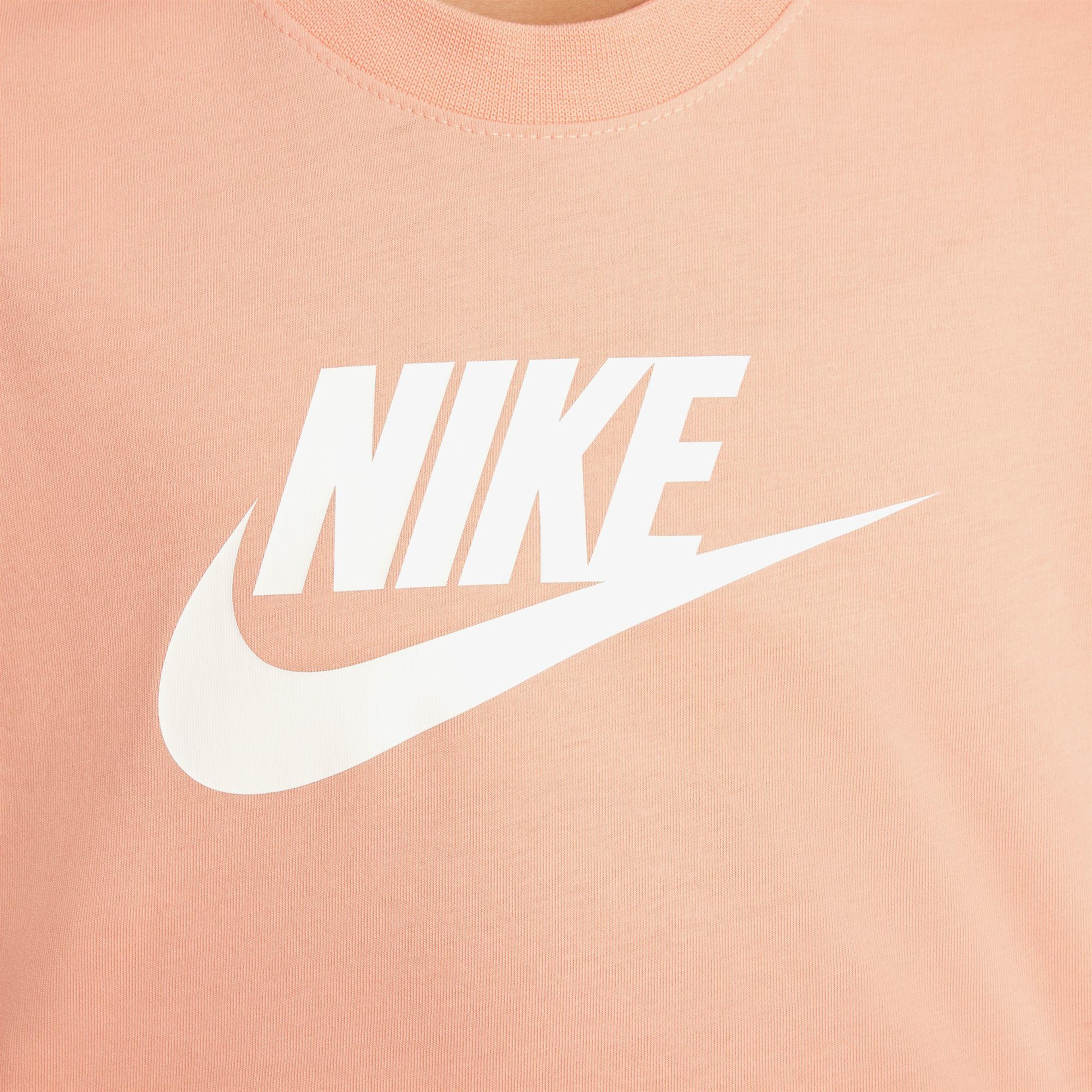 Nike Sportswear Futura Çocuk Turuncu Crop T-Shirt