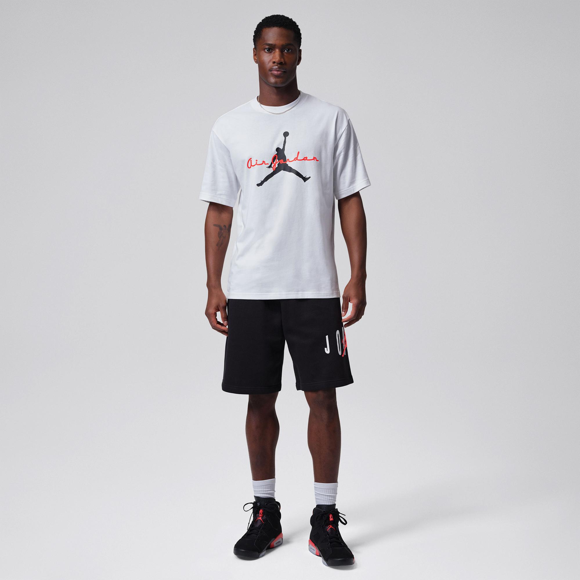 Jordan Brooklyn Essentials Erkek Beyaz T-Shirt