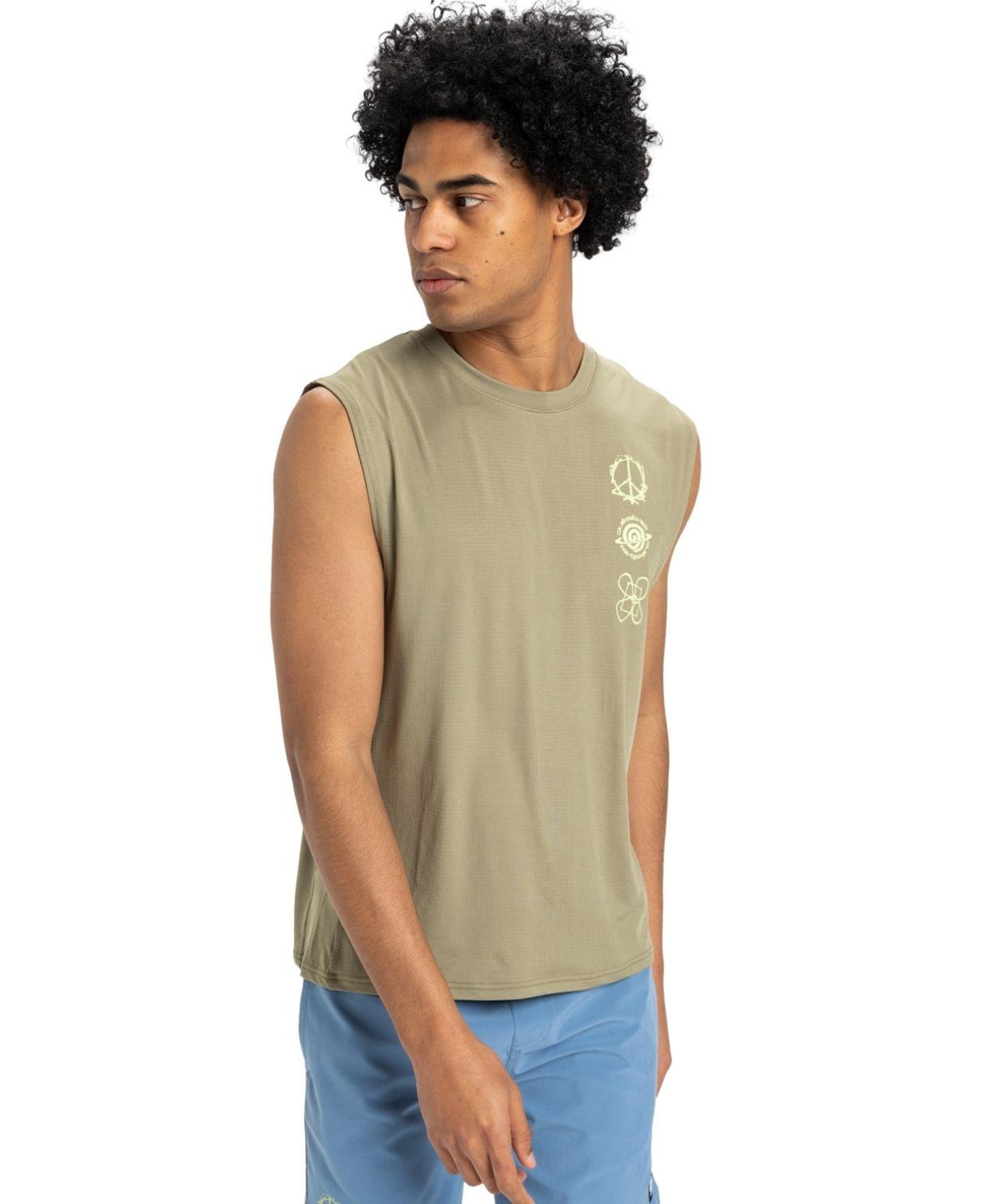 Quiksilver Lap Time Muscle Erkek Tişört