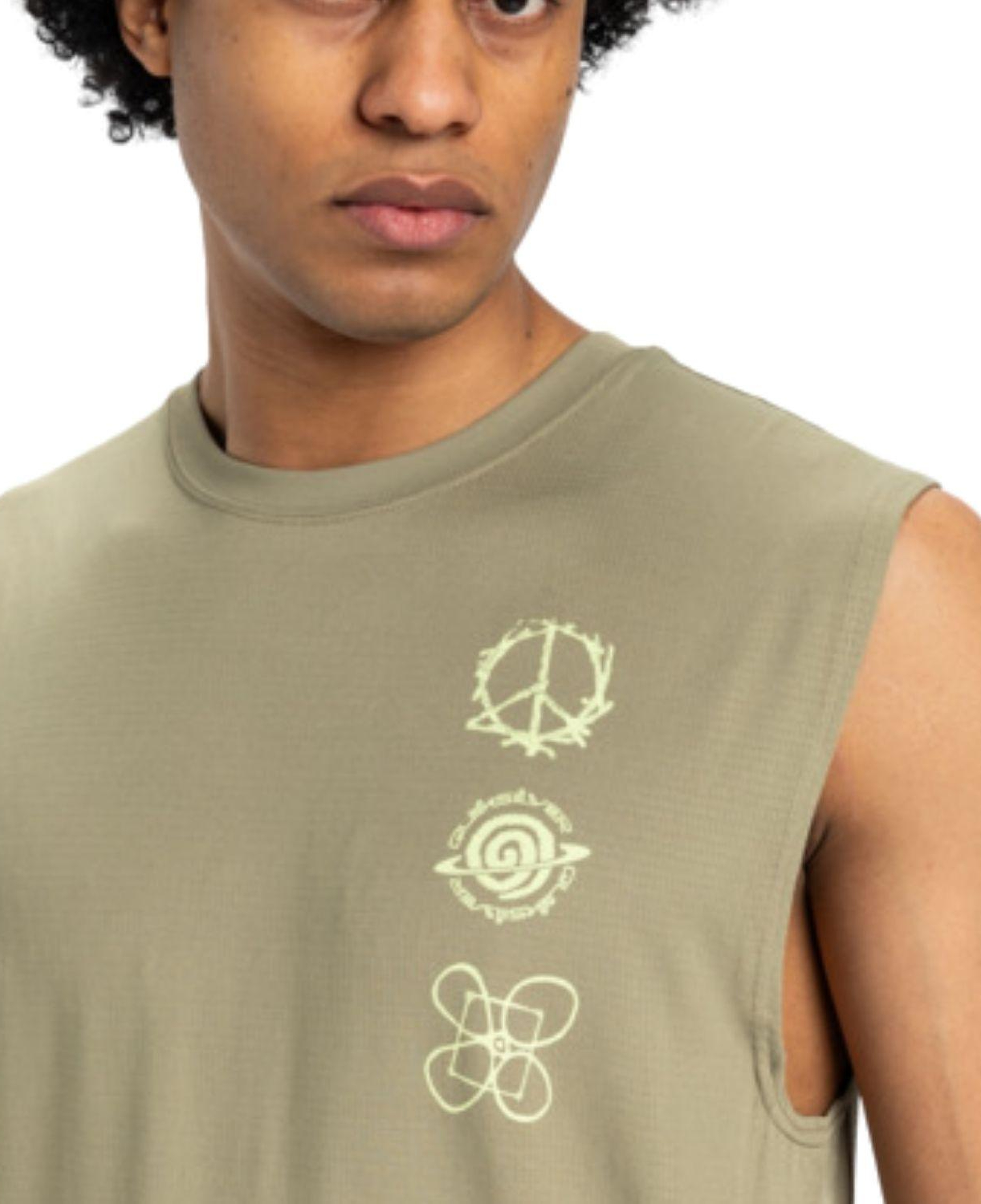 Quiksilver Lap Time Muscle Erkek Tişört