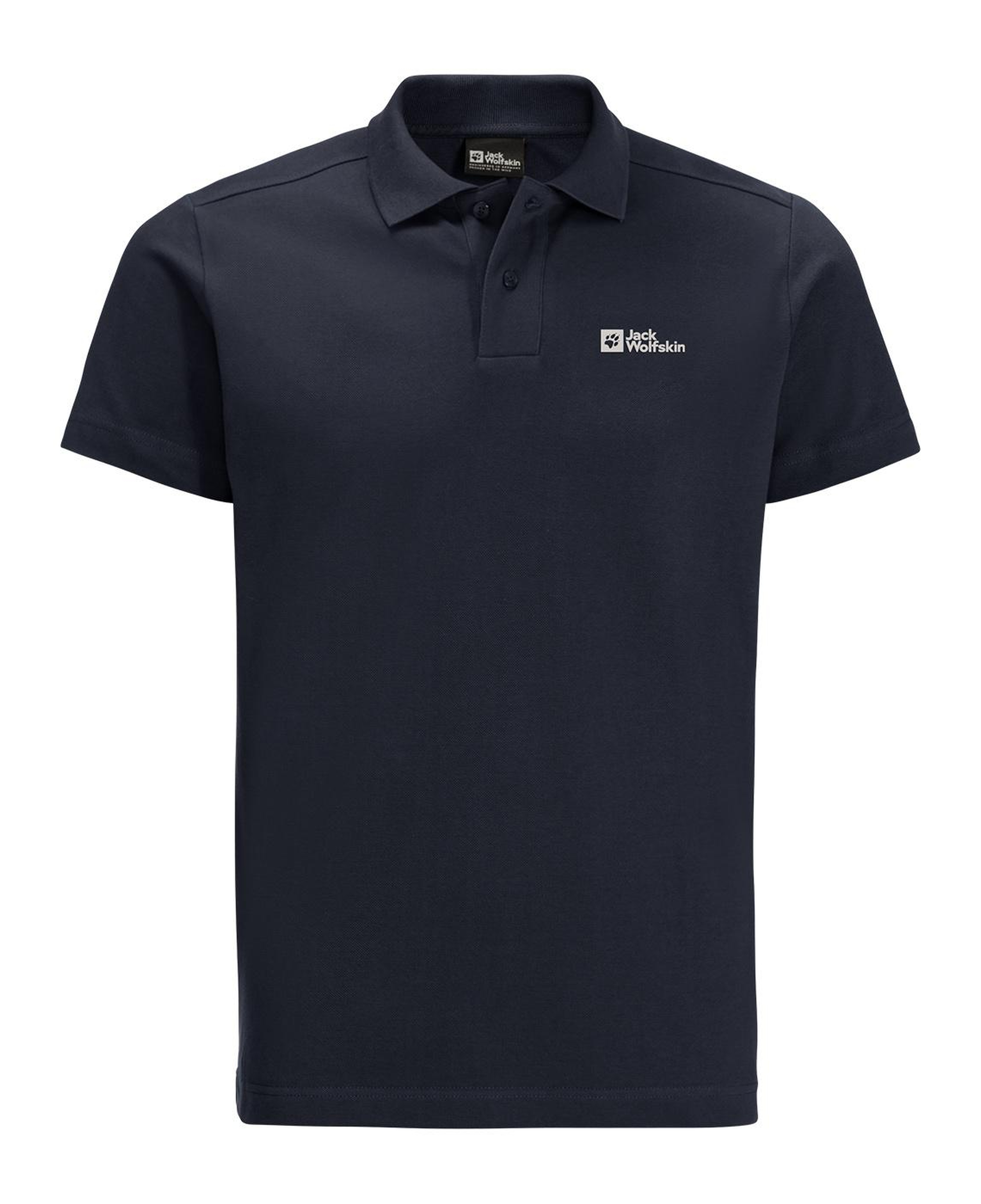 Jack Wolfskin Essential Polo Erkek Mavi Polo Tişört