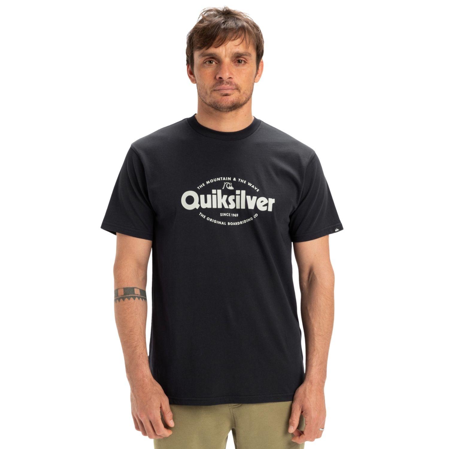 Quiksilver Ev Shape All Day Erkek Mavi Tişört