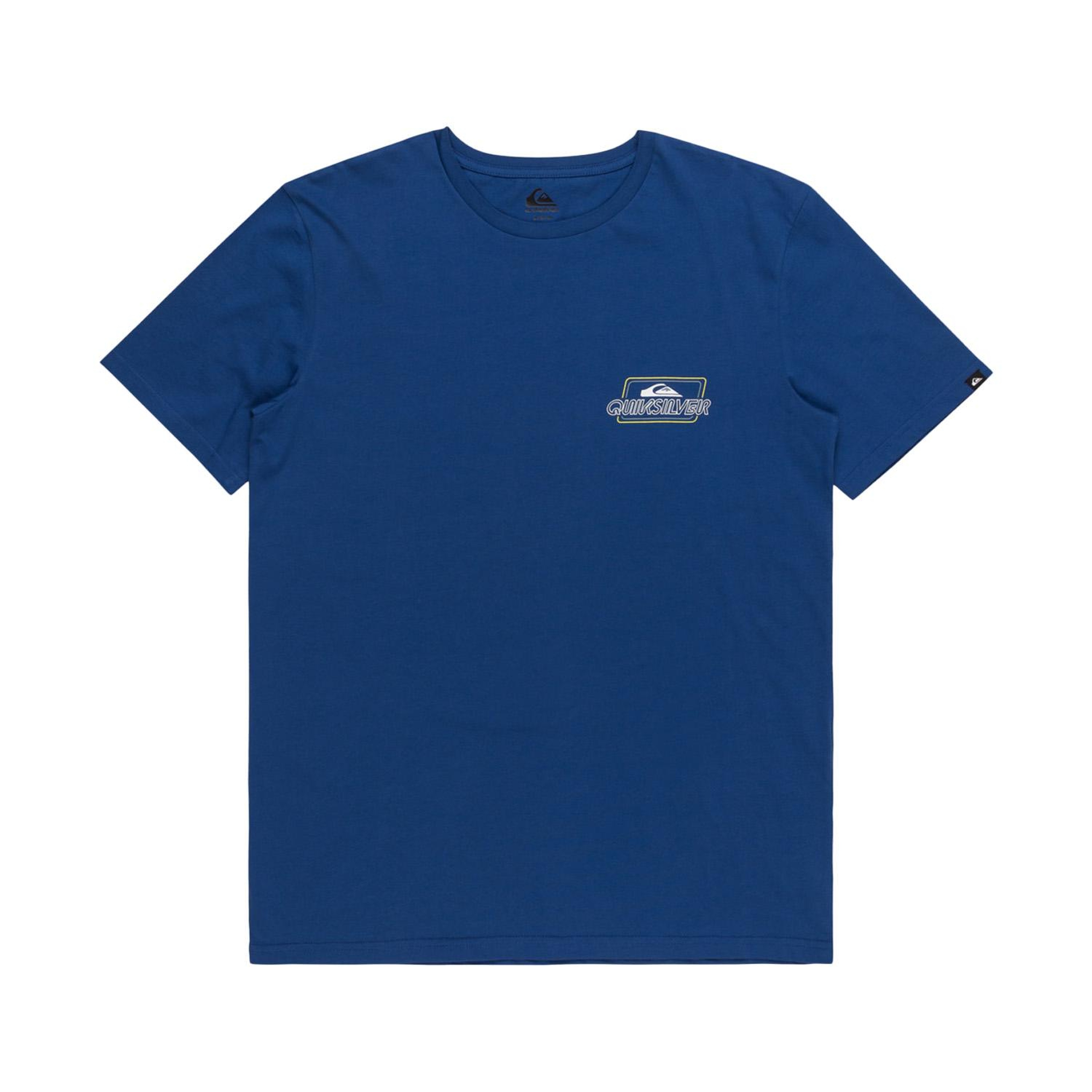 Quiksilver Line By Line Erkek Mavi Tişört