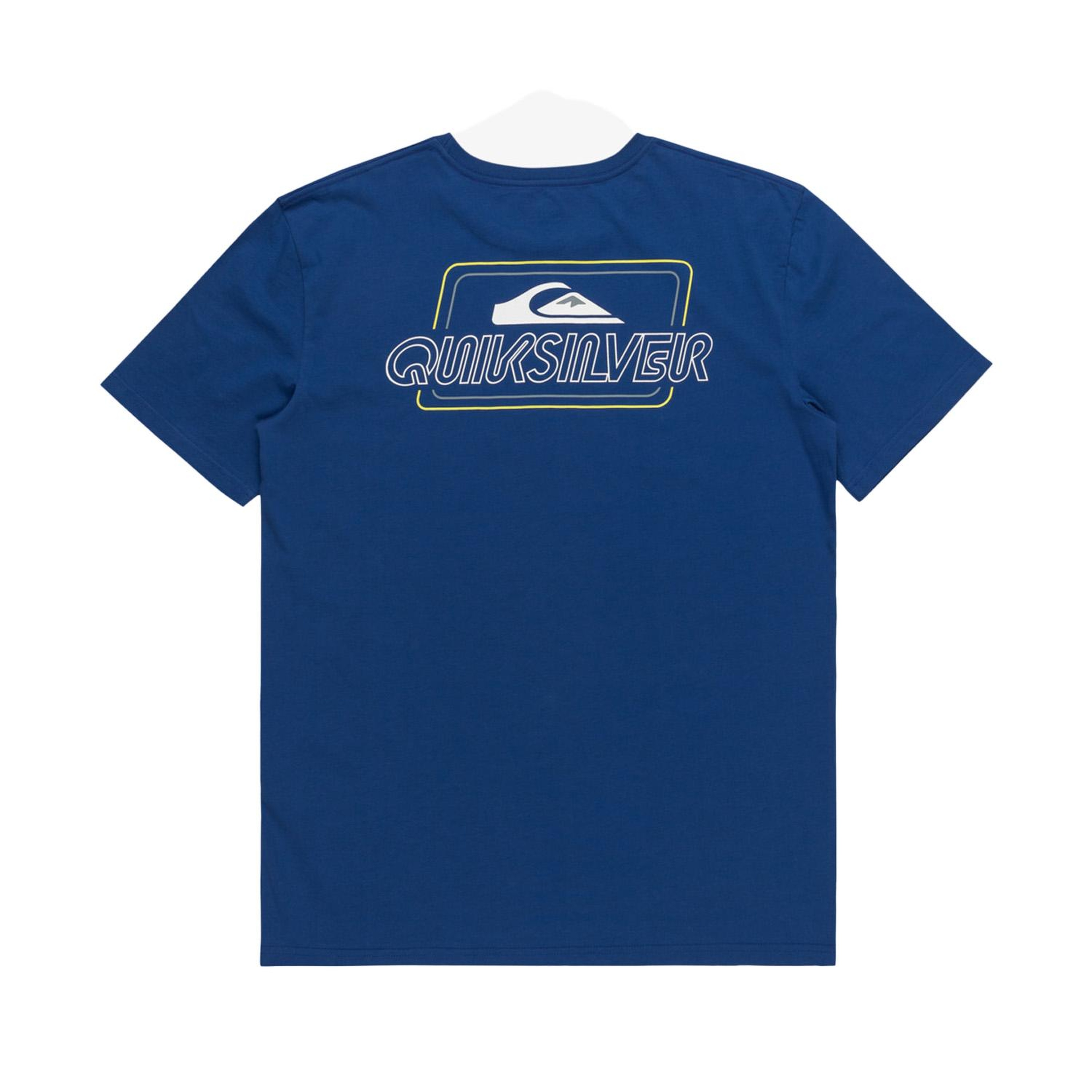 Quiksilver Line By Line Erkek Mavi Tişört